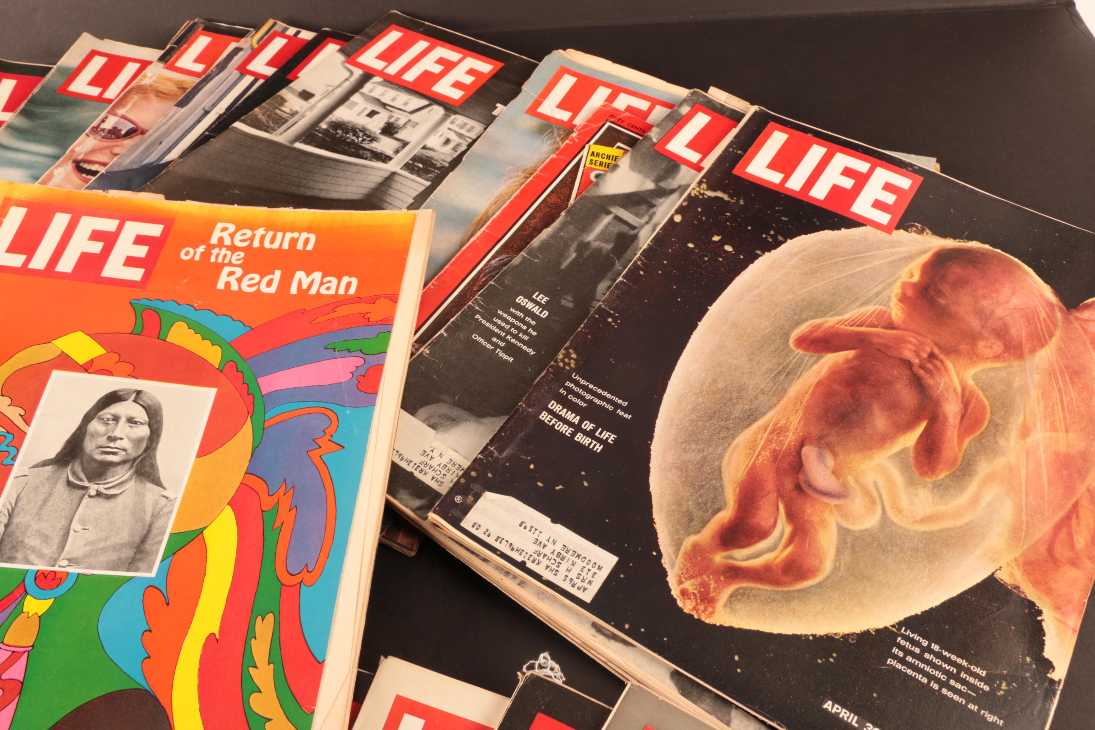 Collection of "Life" Magazines