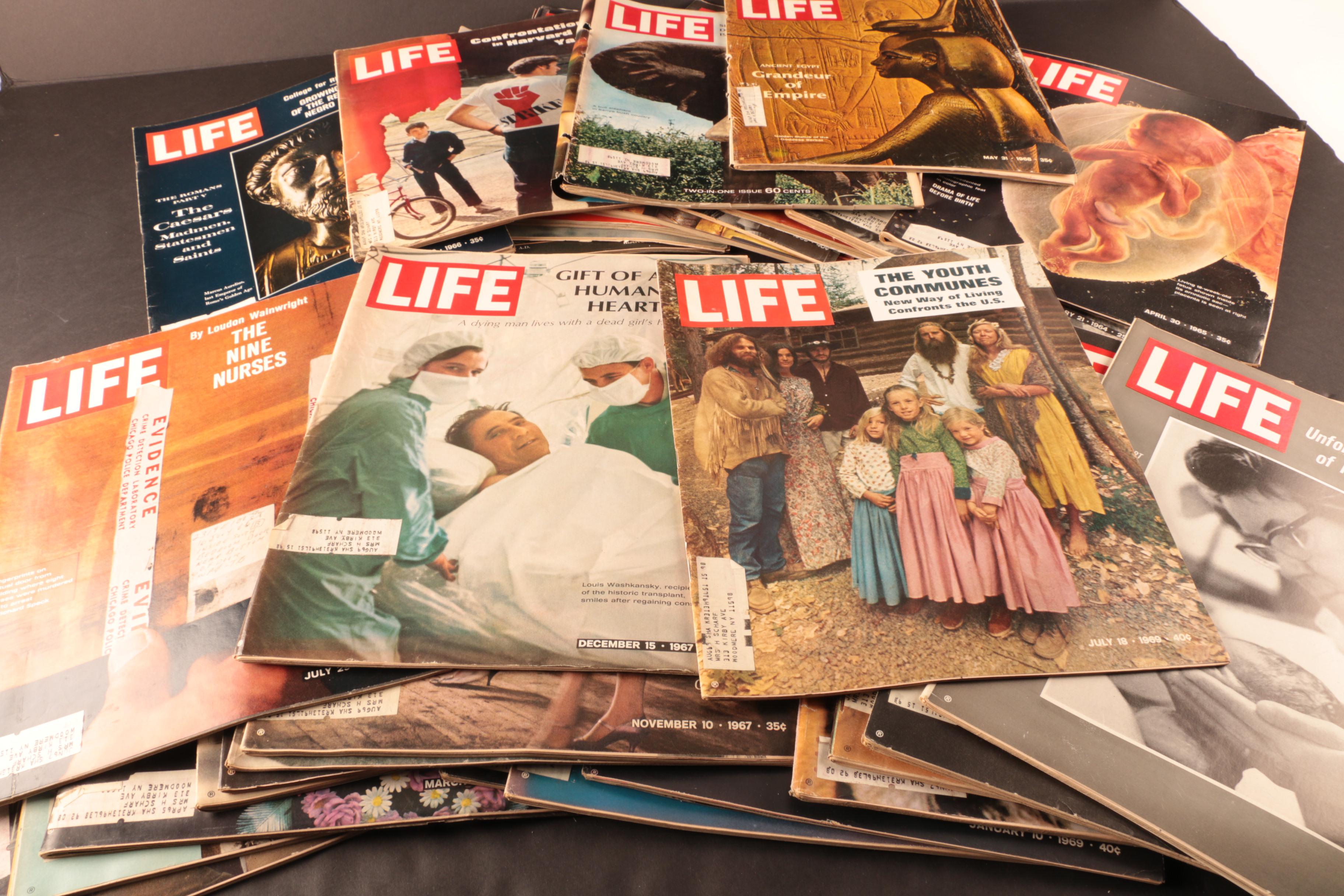 Collection of "Life" Magazines