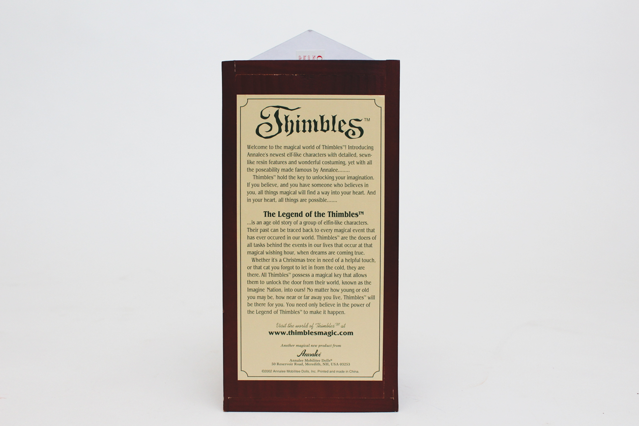 Pair of Annalee Thimble Dolls