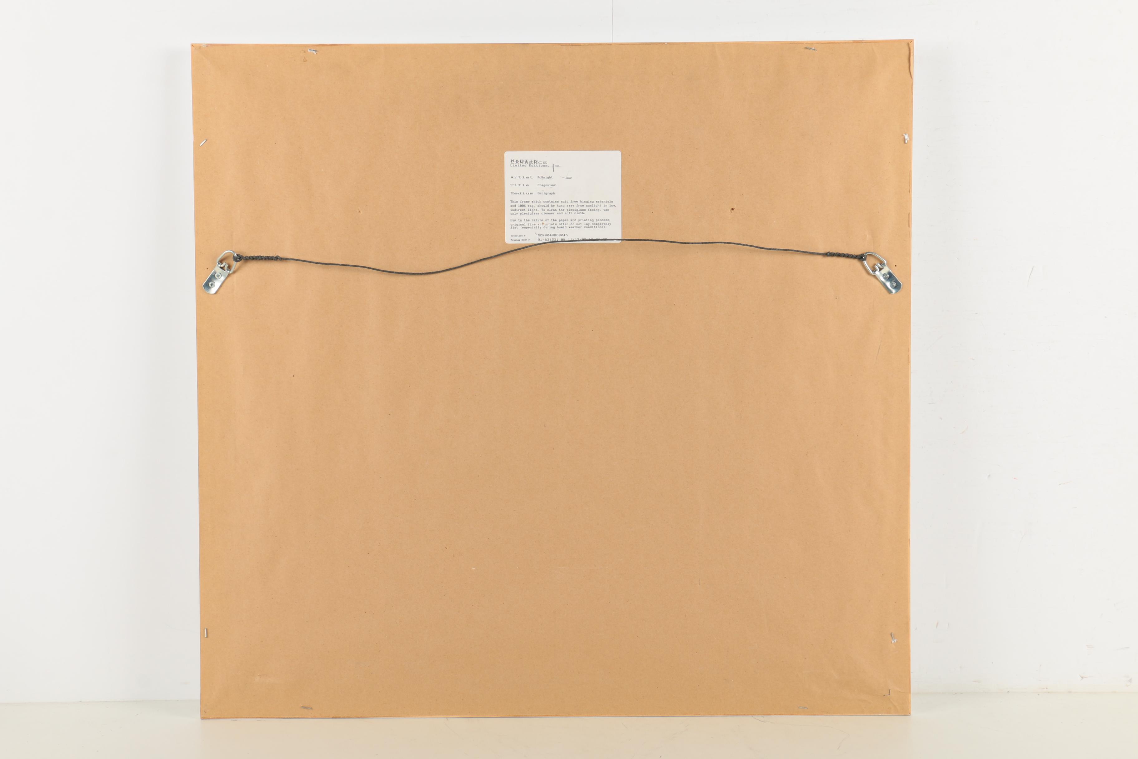 Thomas McKnight Limited Edition Serigraph "Dragonissi"