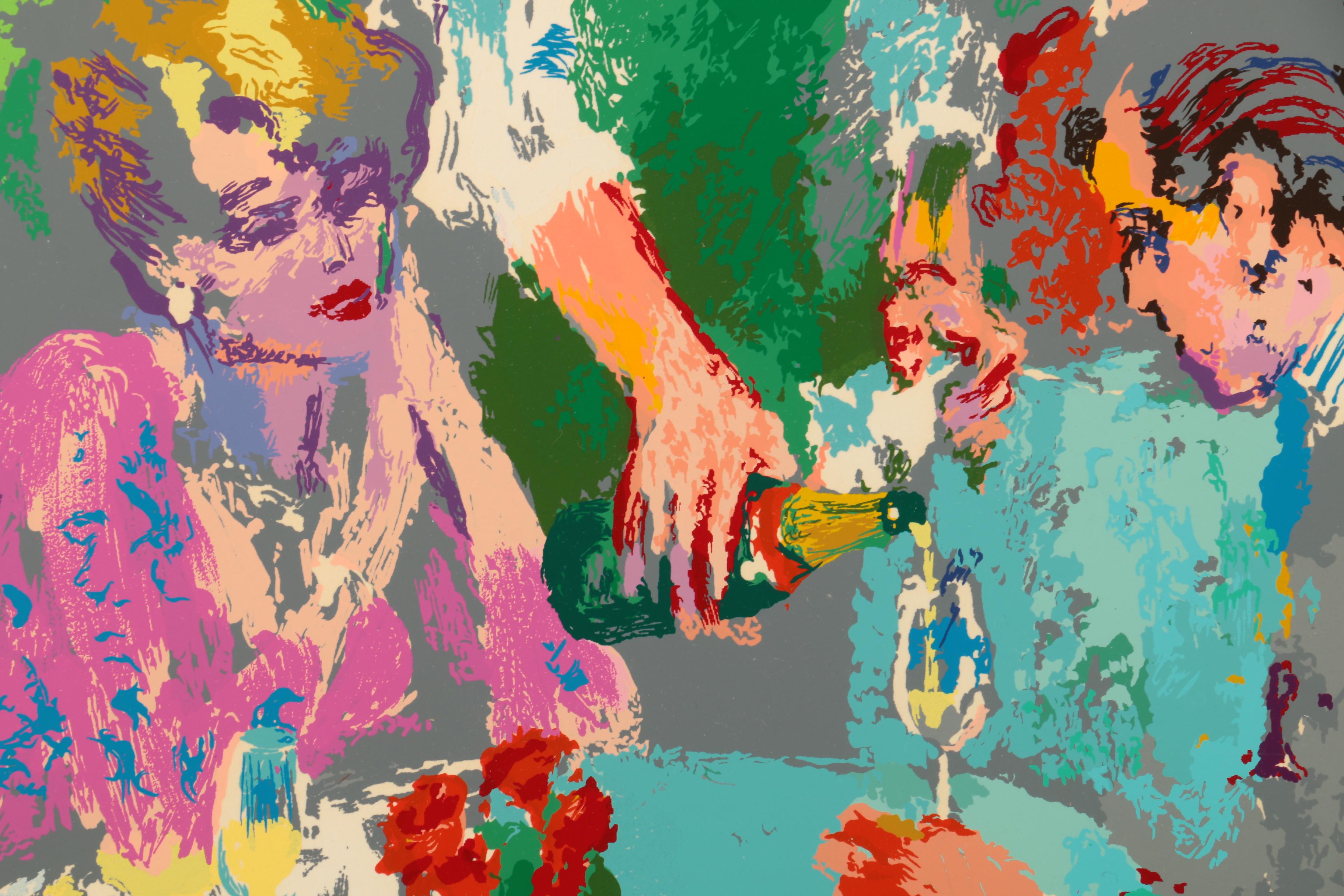 LeRoy Neiman Limited Edition Serigraph "Bistro Garden"