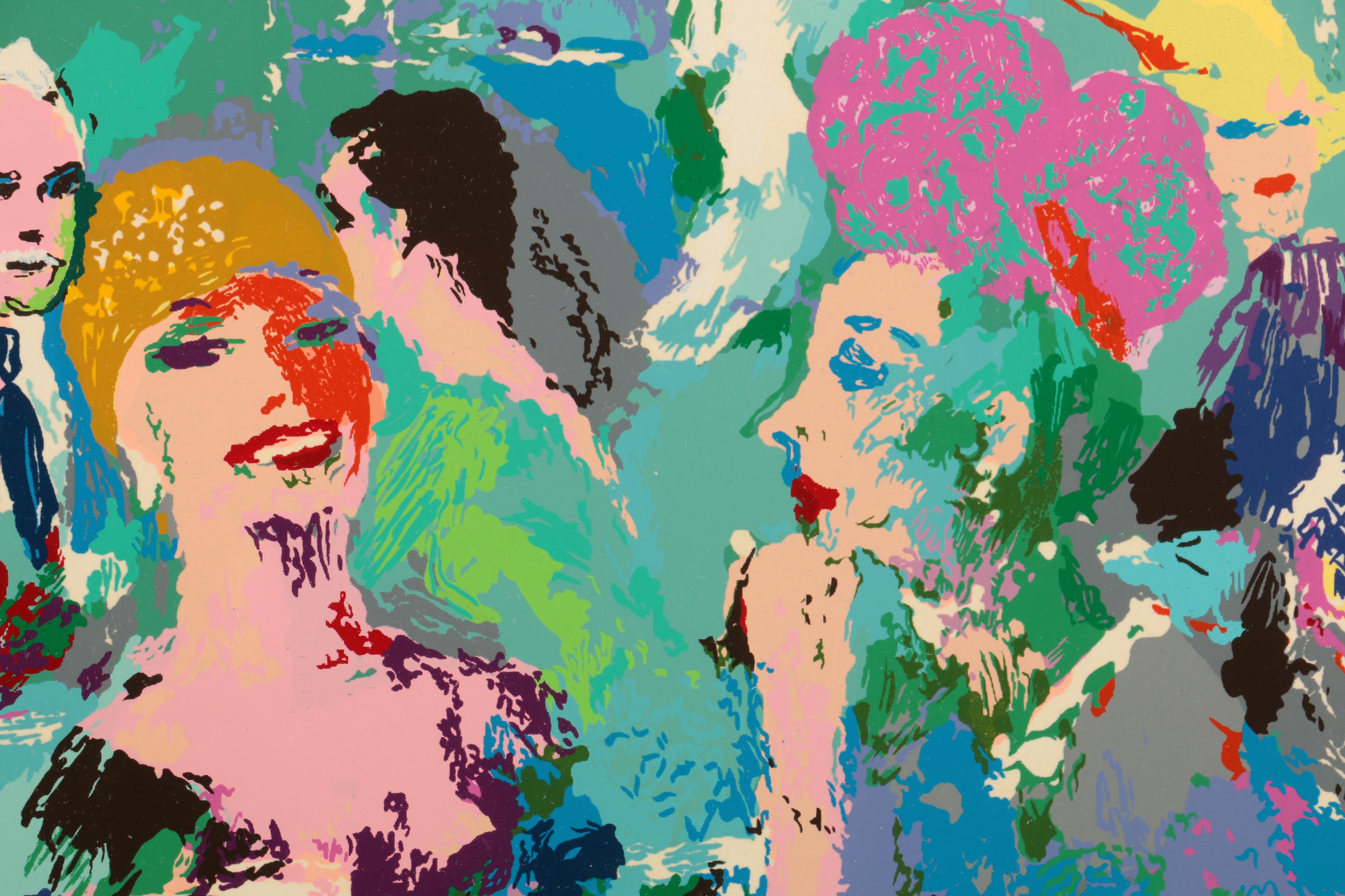 LeRoy Neiman Limited Edition Serigraph "Bistro Garden"