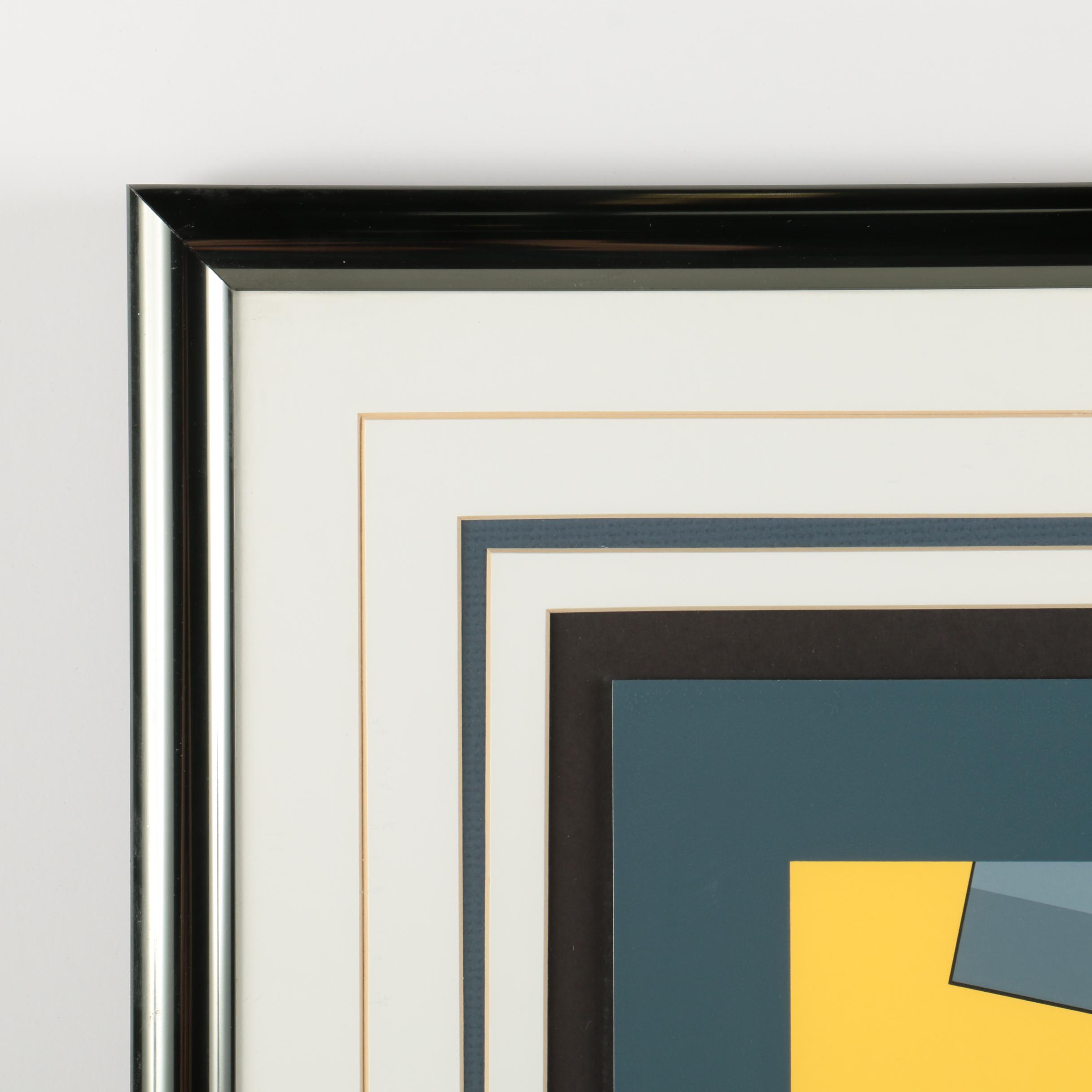 1985 Mirage Editions Serigraph Poster for Patrick Nagel Gallery Exhibition