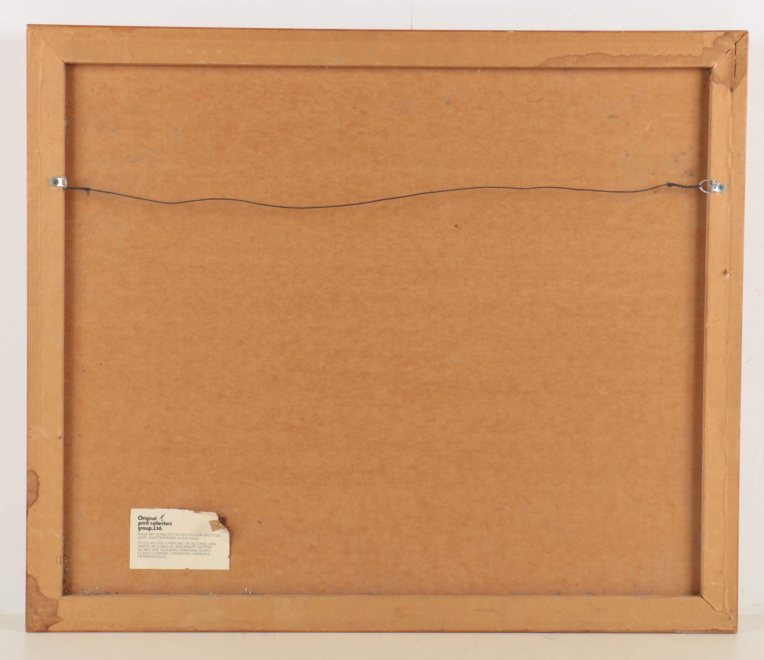 Delacroix Limited Edition Lithograph "La Place Furstenberg, Paris 1975"