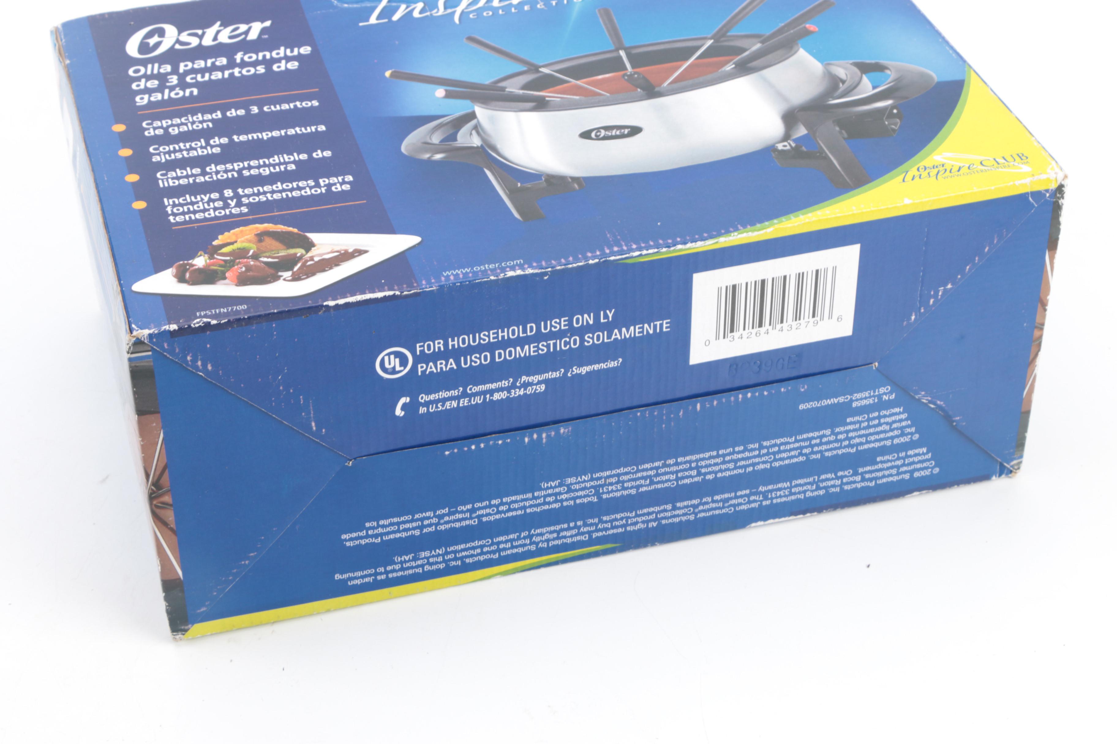 Oster Electric Fondue Pot