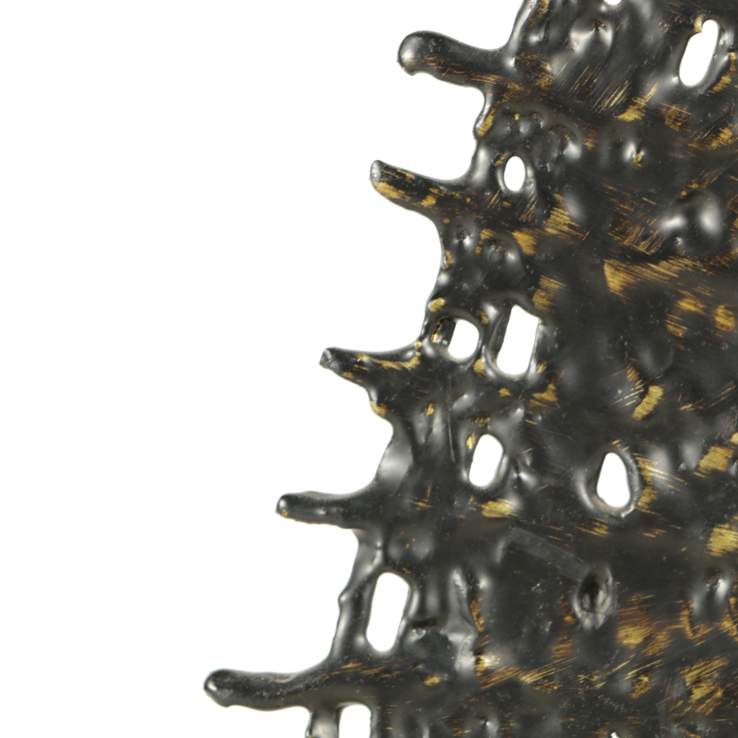 Frank Cesna Metallic Patina Sculpture of an Angelfish