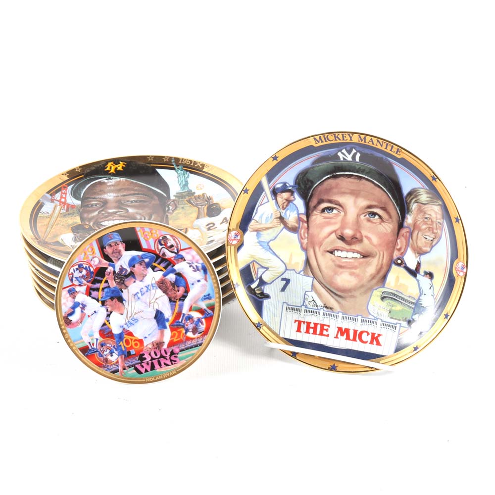 Hamilton Collection Miniature Baseball Plates