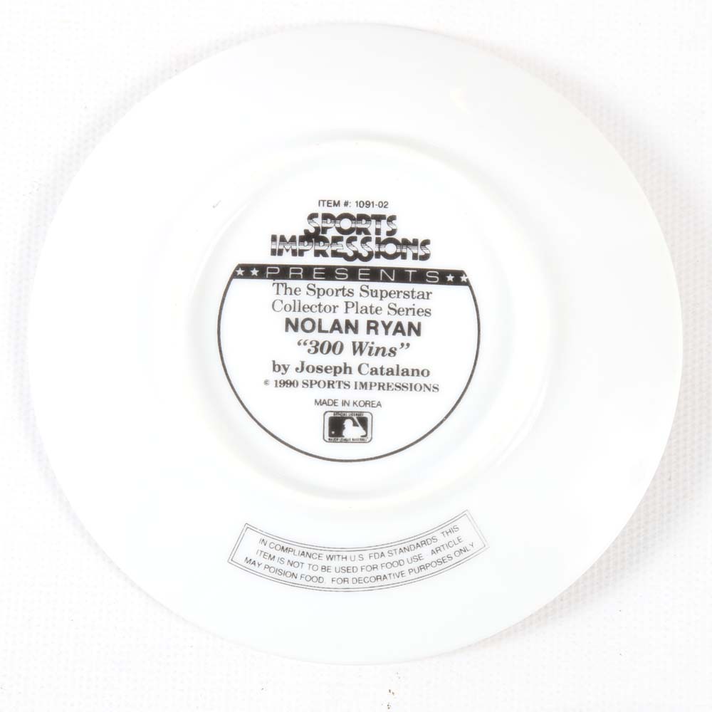 Hamilton Collection Miniature Baseball Plates