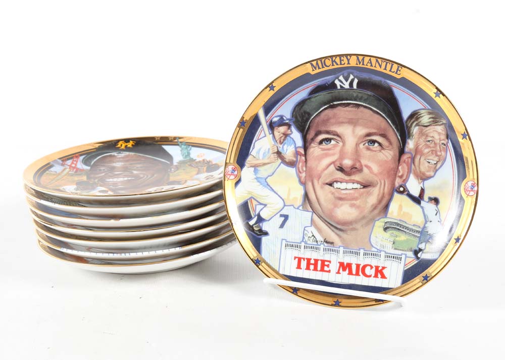 Hamilton Collection Miniature Baseball Plates