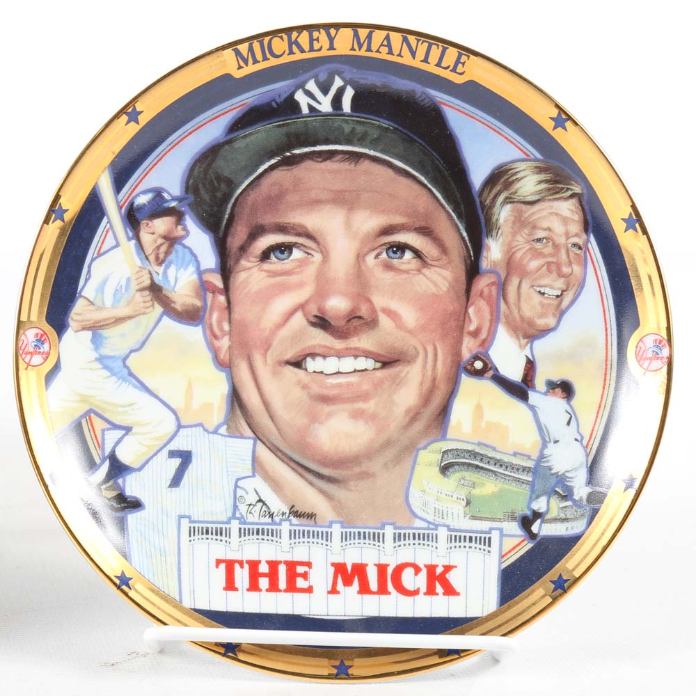 Hamilton Collection Miniature Baseball Plates