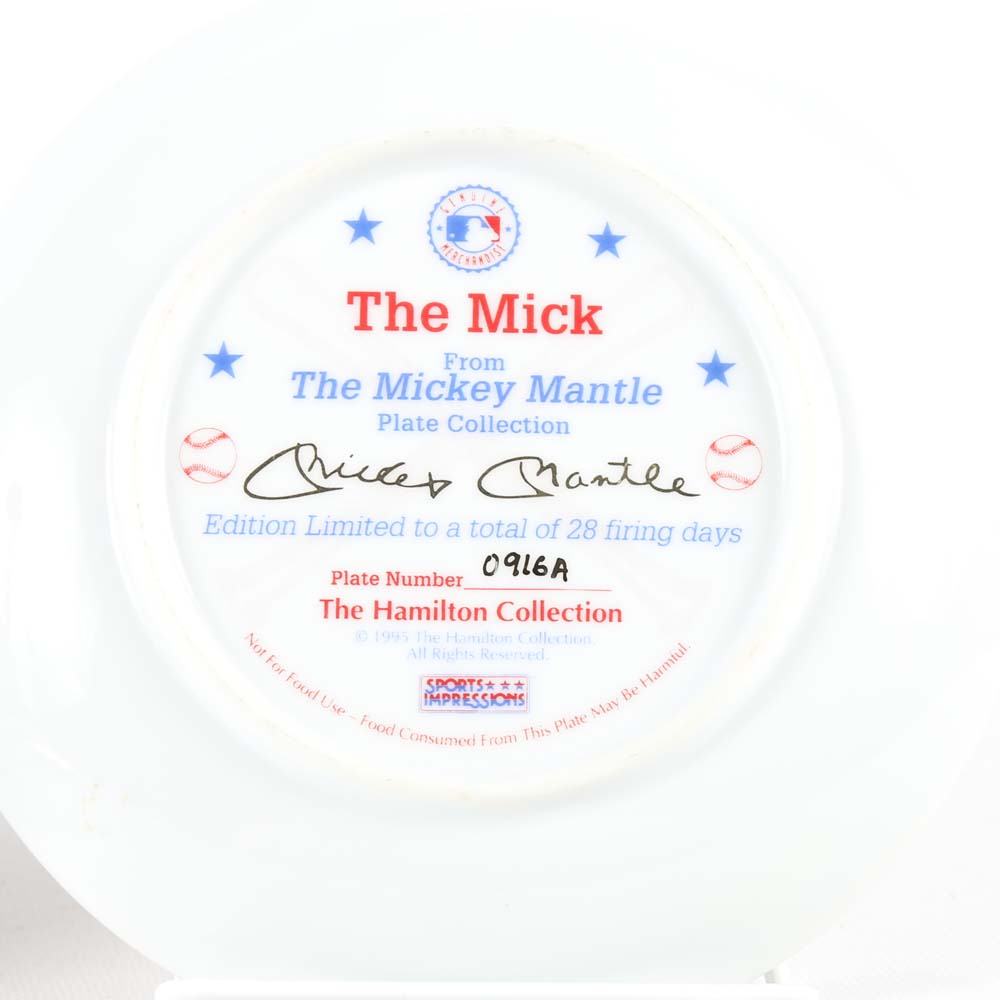 Hamilton Collection Miniature Baseball Plates