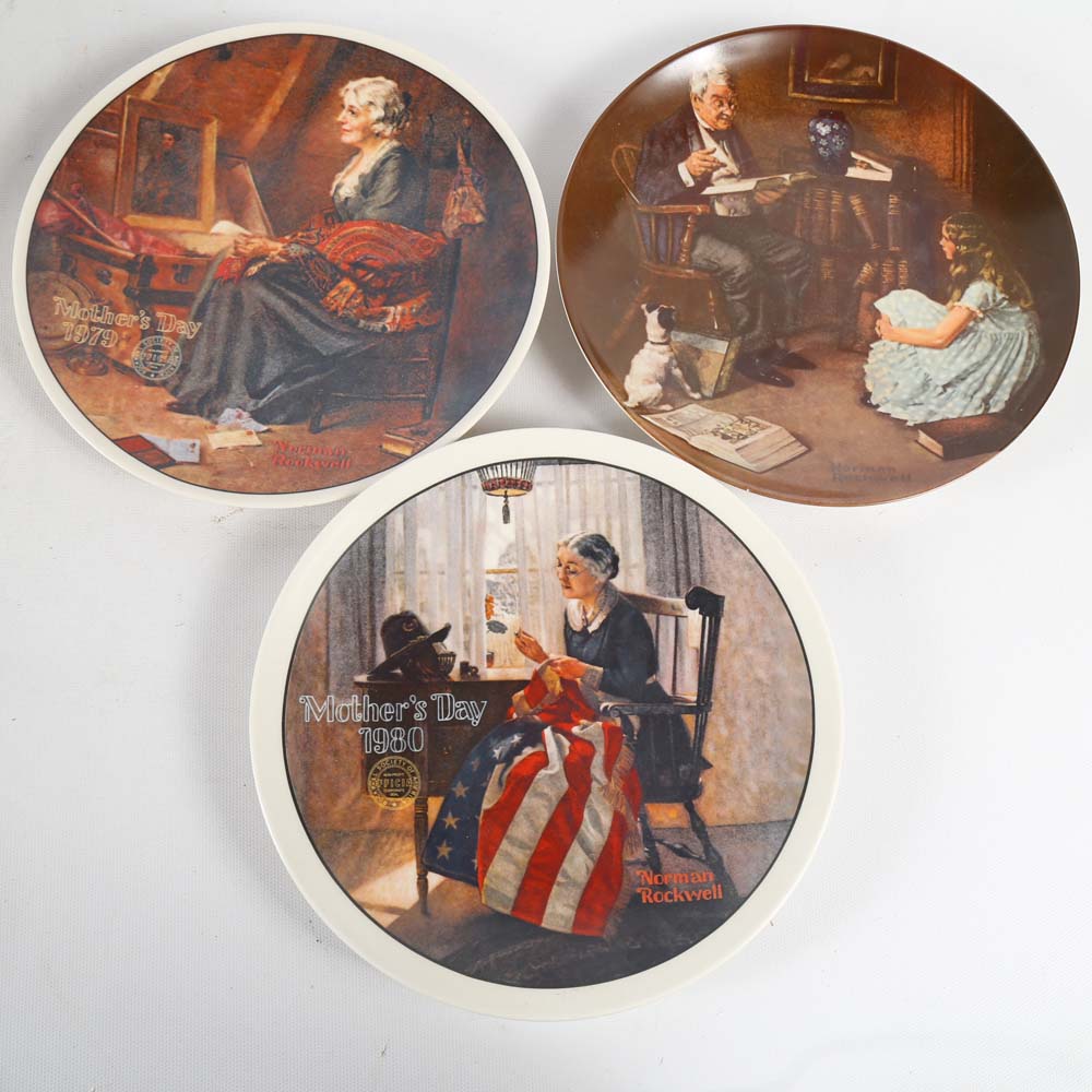 Norman Rockwell Collector Plates by Knowles