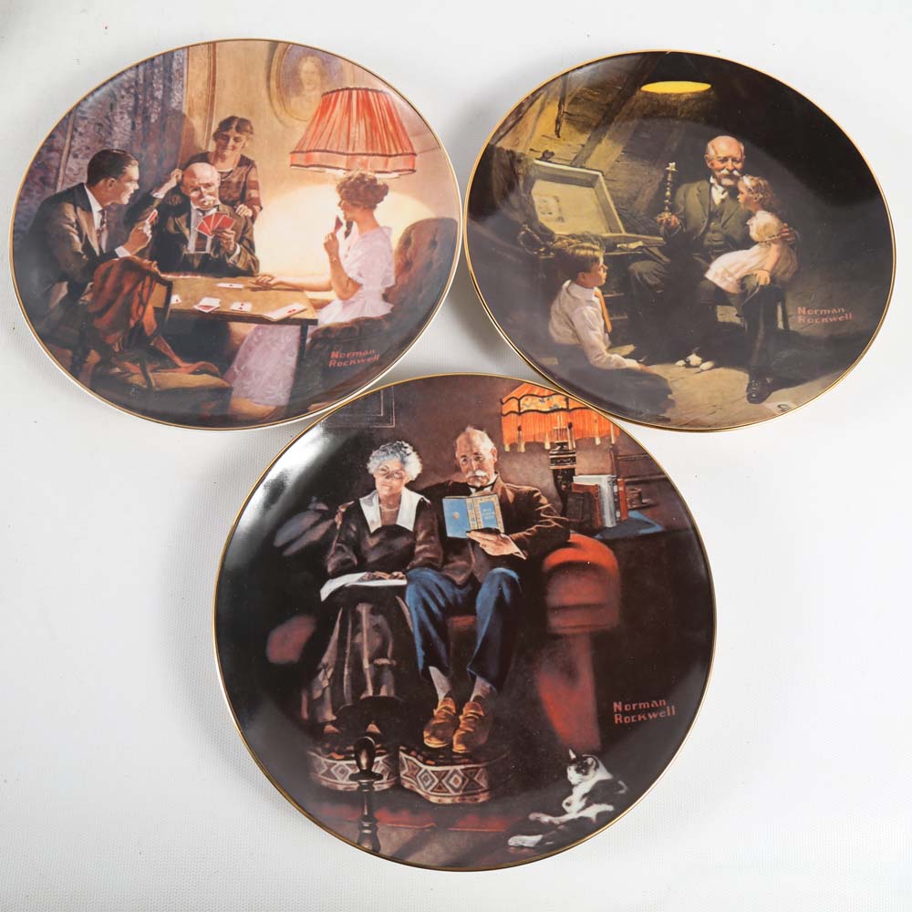 Norman Rockwell Collector Plates by Knowles
