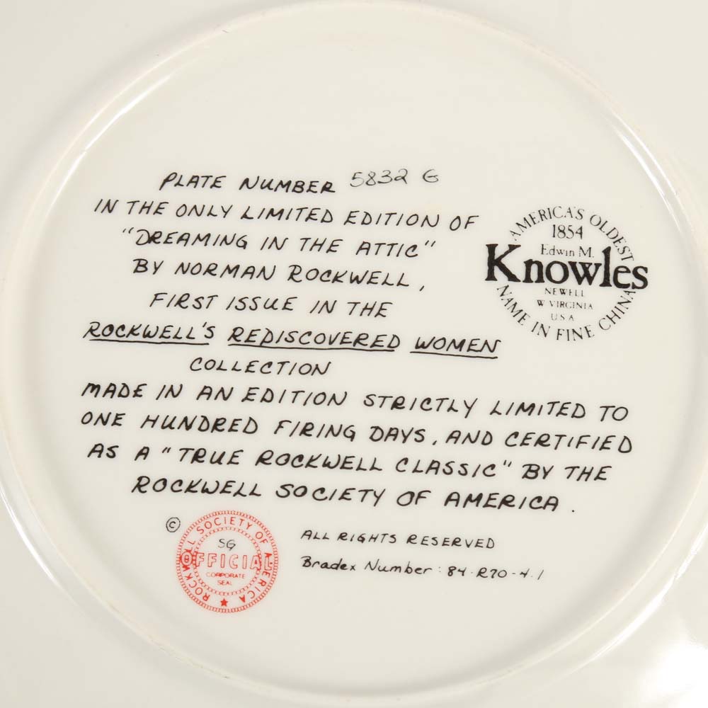 Norman Rockwell Collector Plates by Knowles