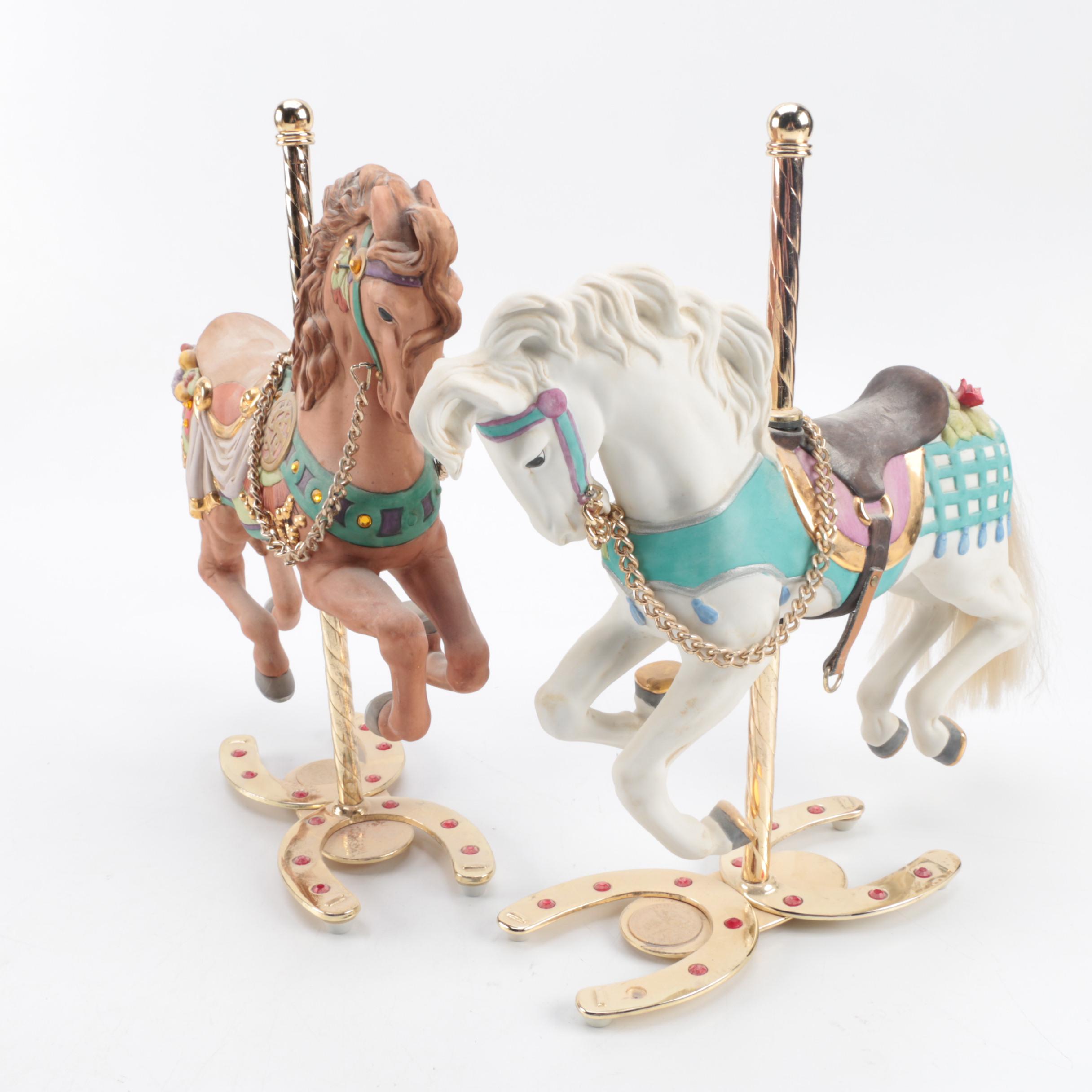 Tobin Fraley Carousel Horse Figurines