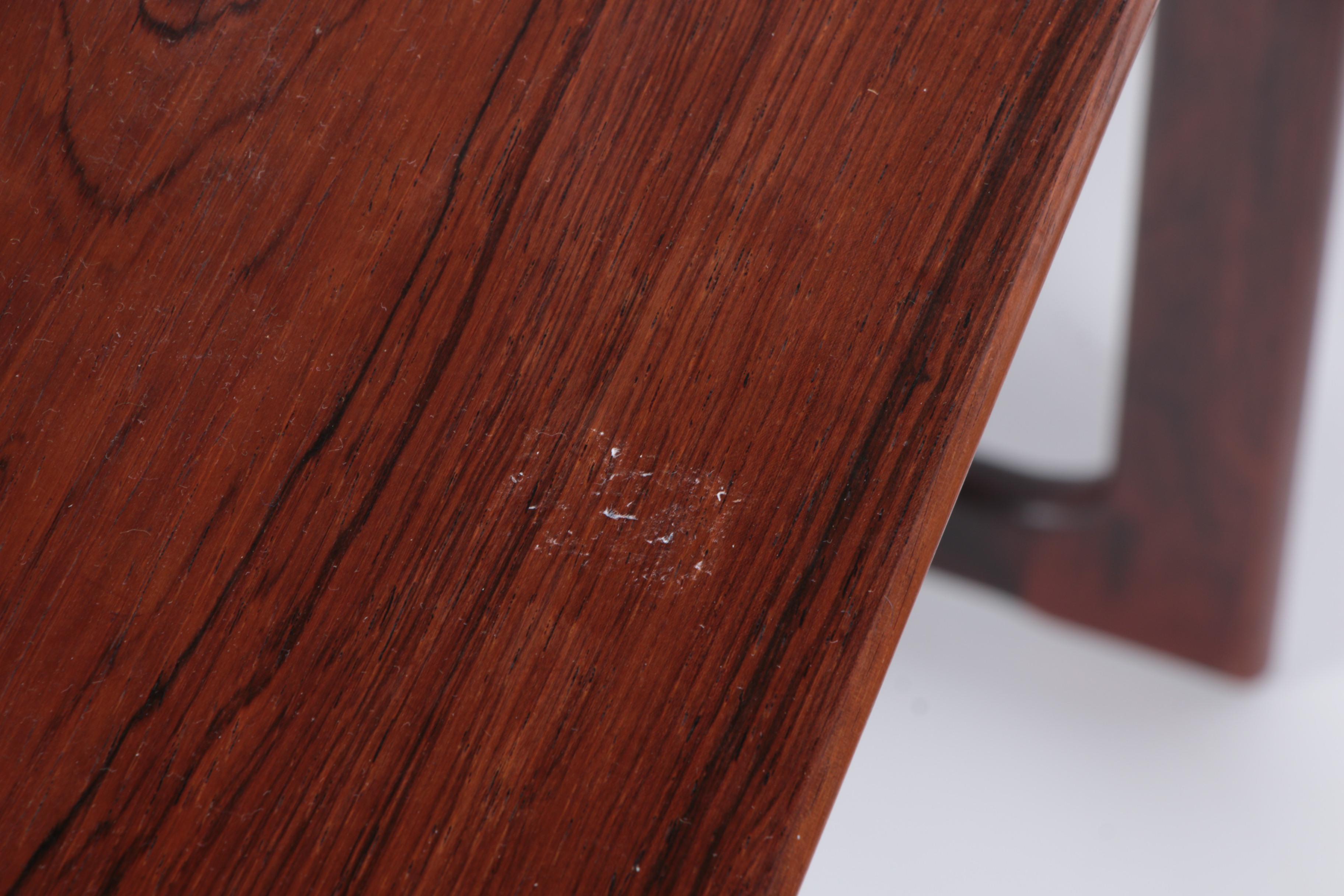 Danish Modern Rosewood Nesting Tables by CFC Silkeborg