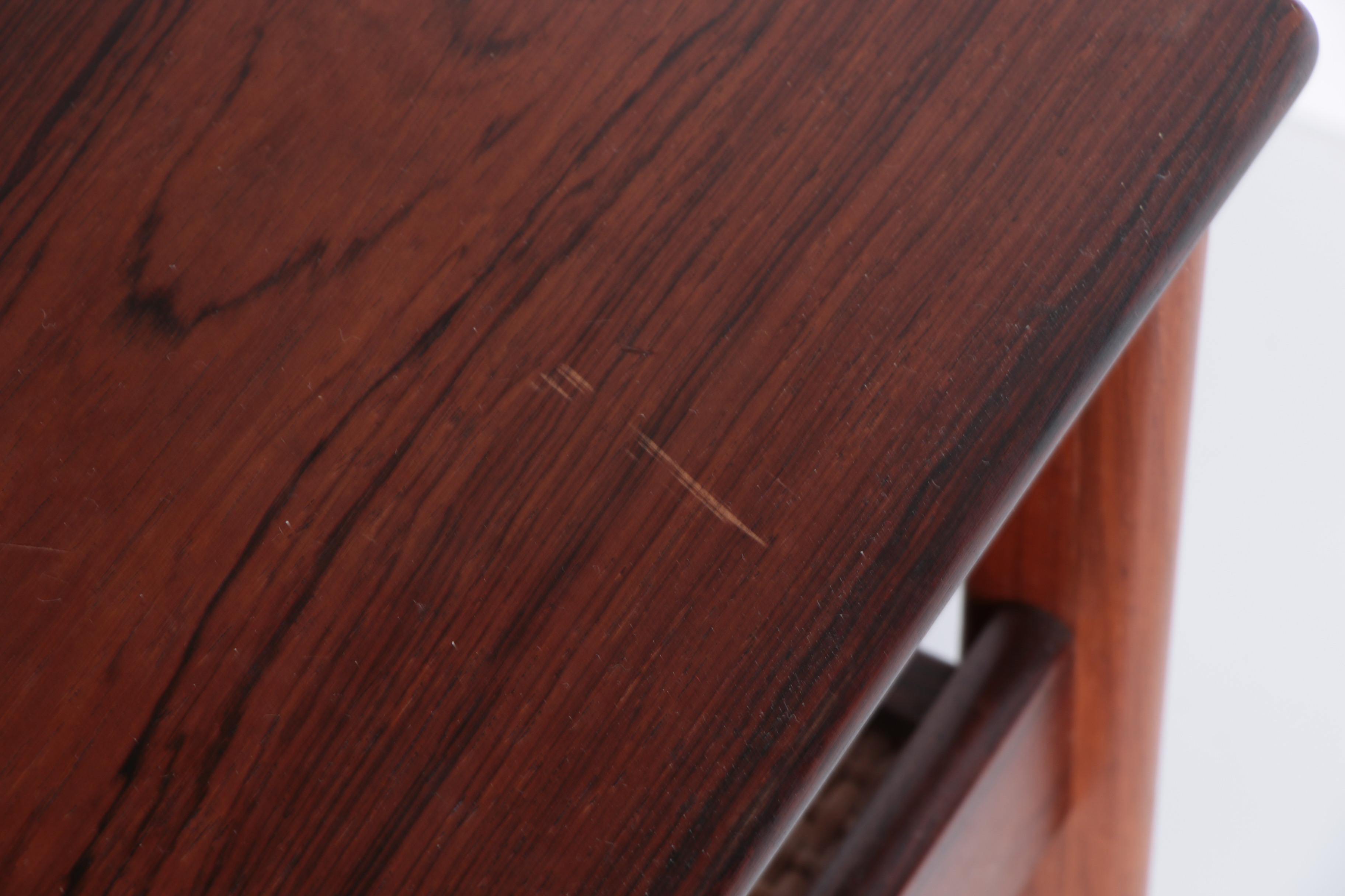 Danish Modern Rosewood Nesting Tables by CFC Silkeborg