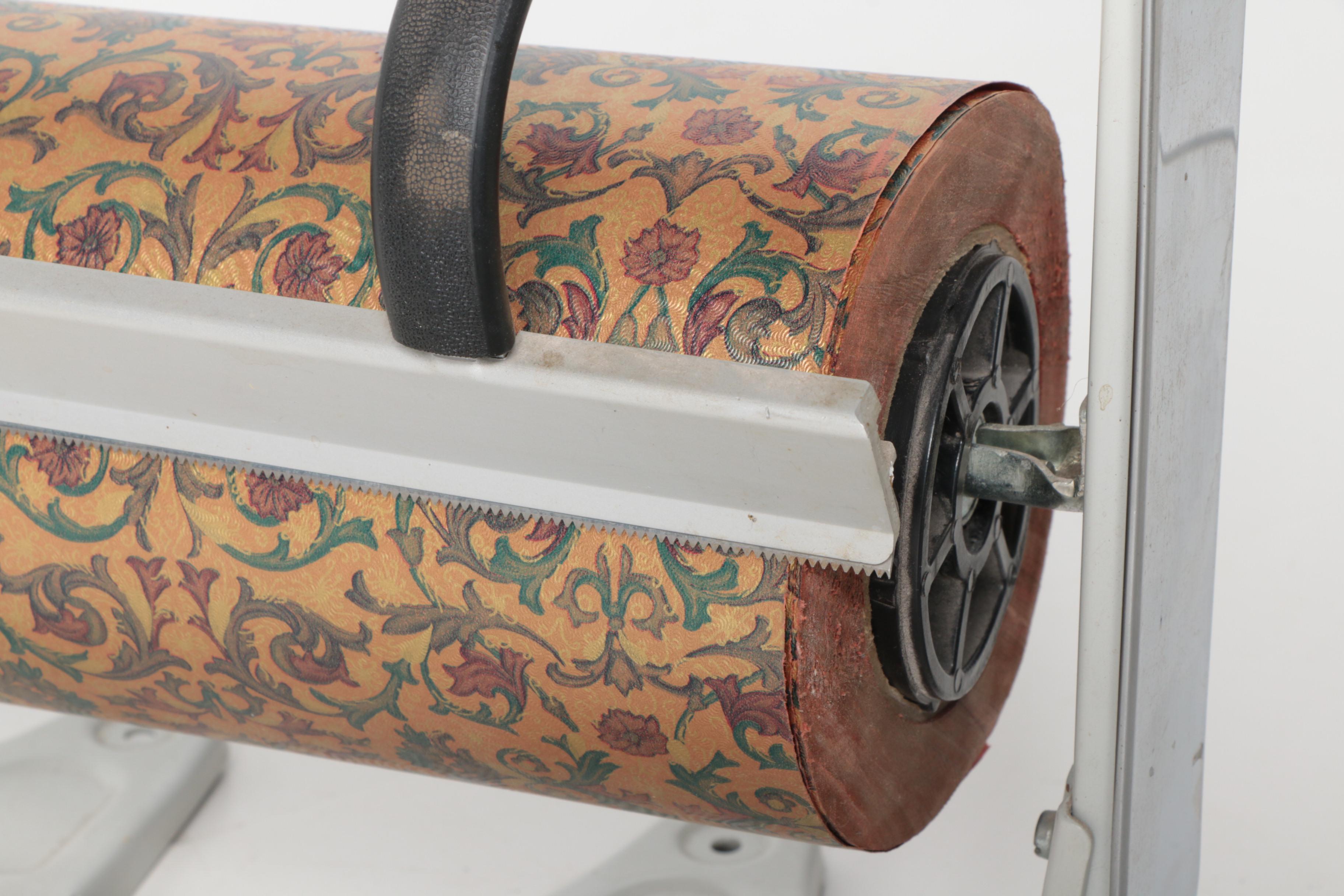 Pair of Commercial Wrapping Paper Rollers