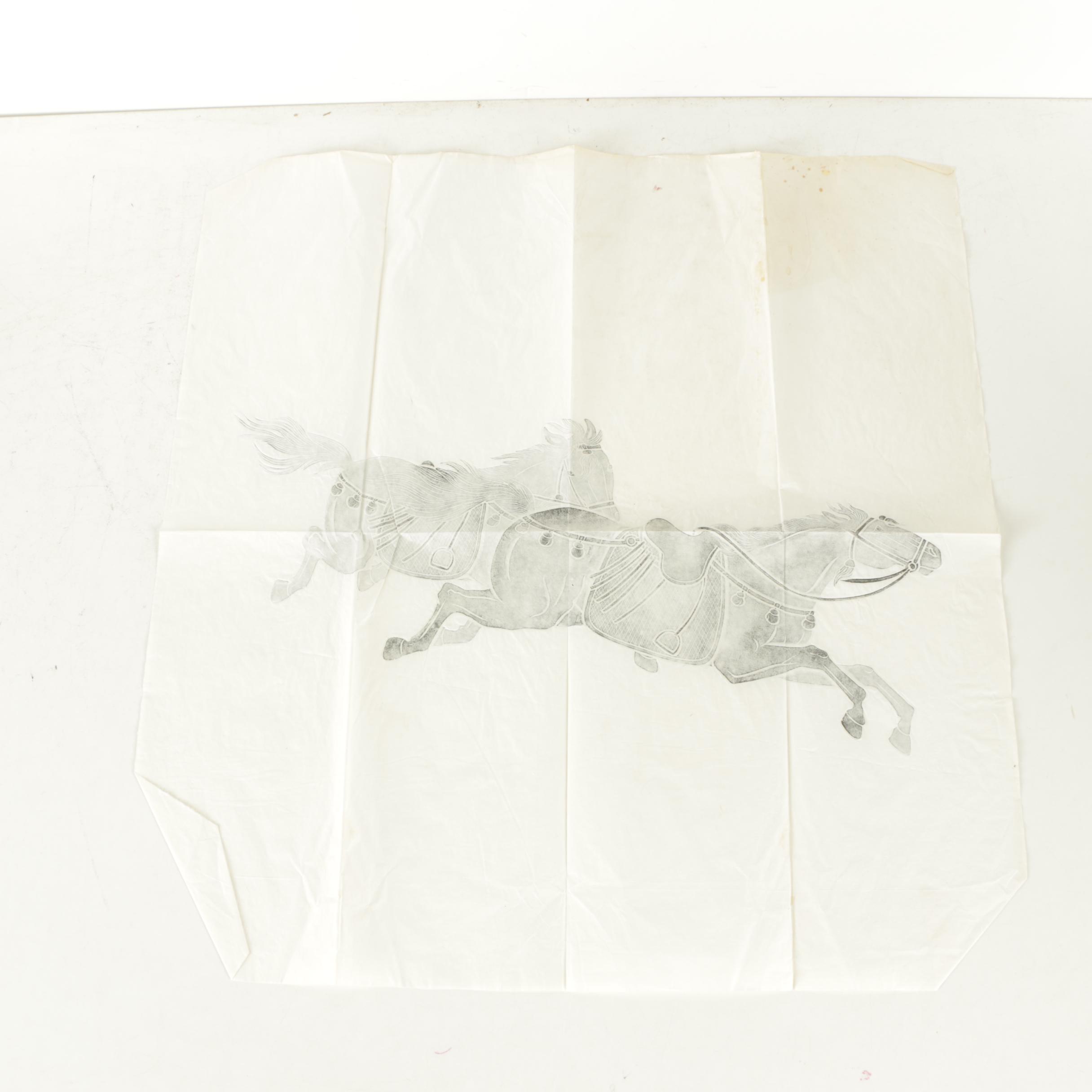Thai Style Rubbing on Paper