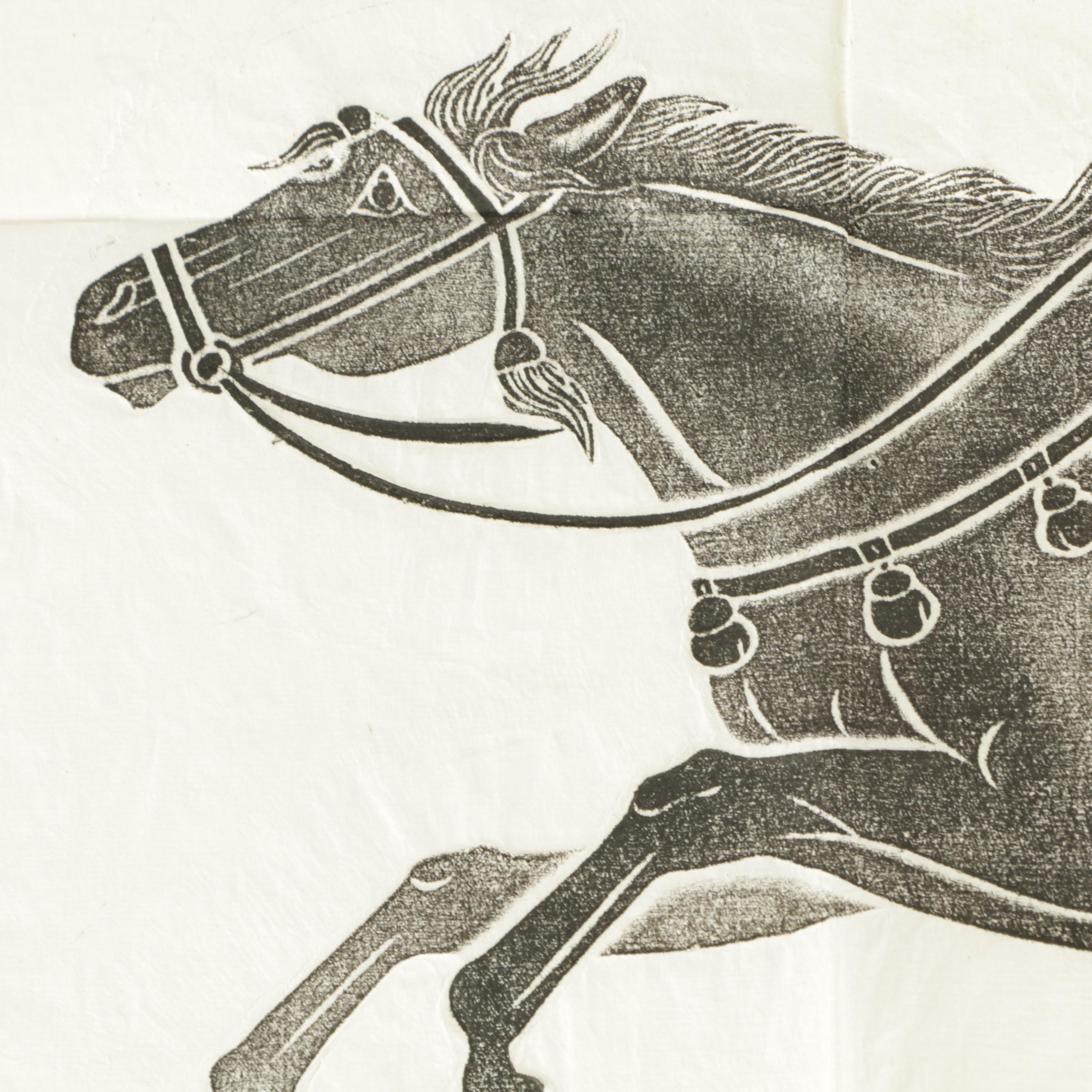 Thai Style Rubbing on Paper