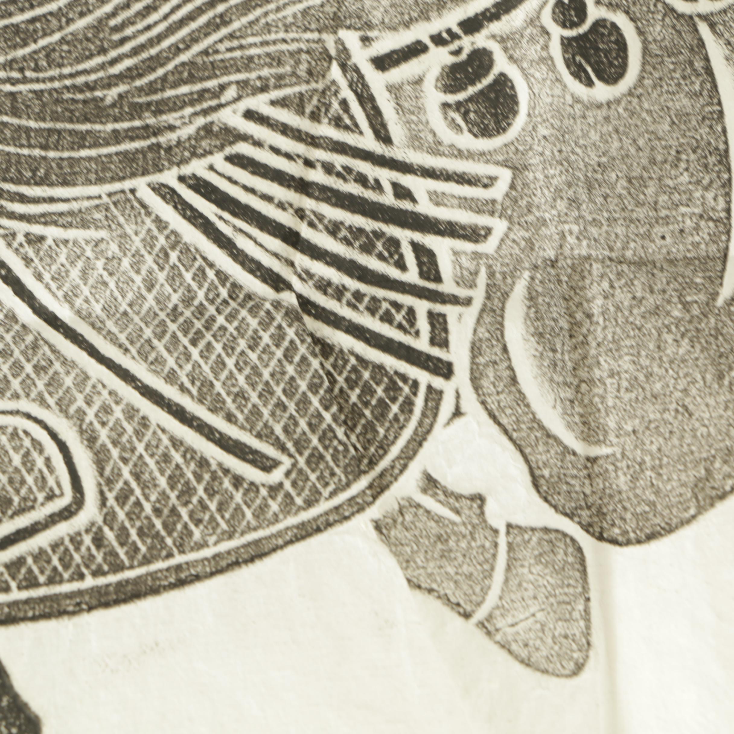 Thai Style Rubbing on Paper