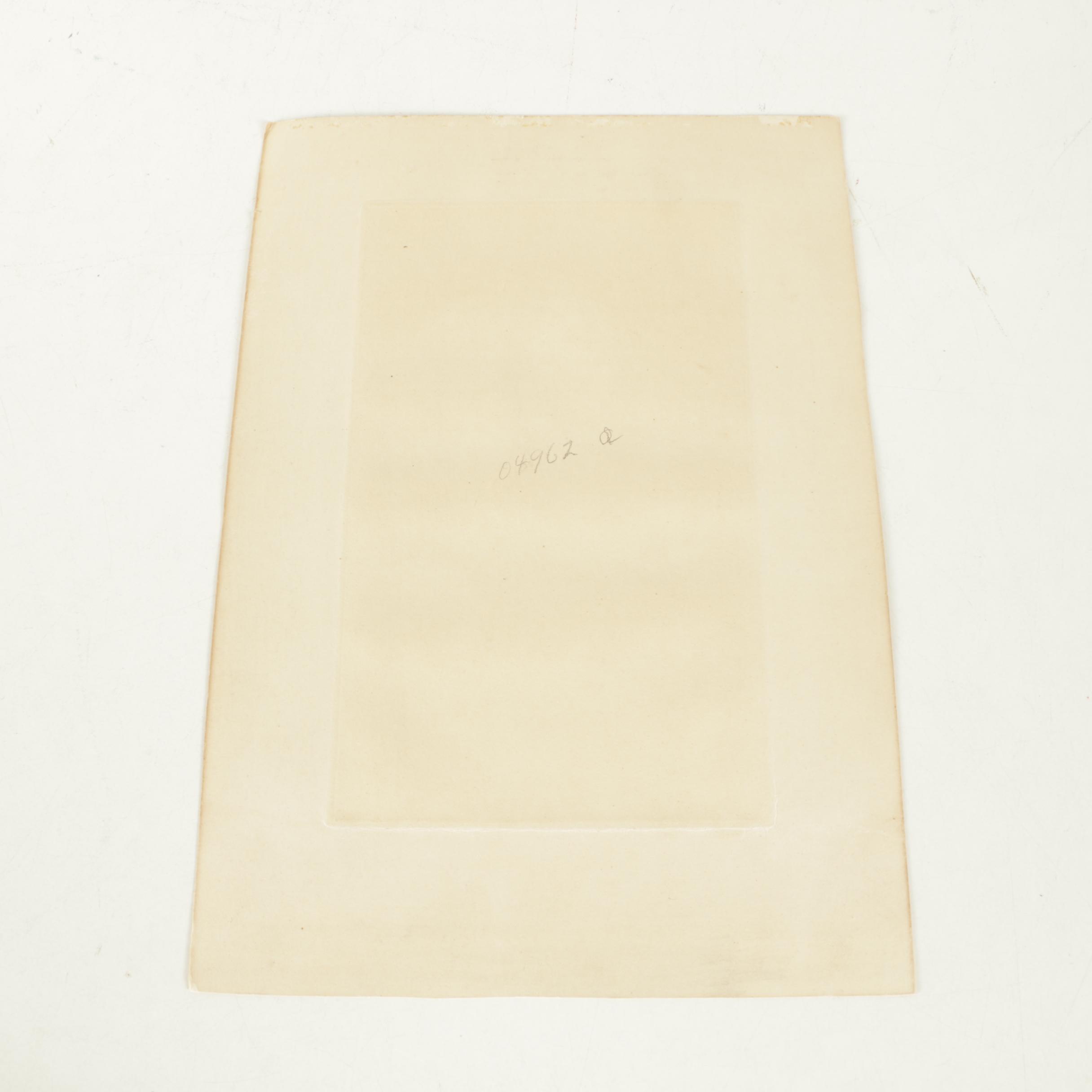 Vintage Color Etching on Paper of the Bavarian Alps