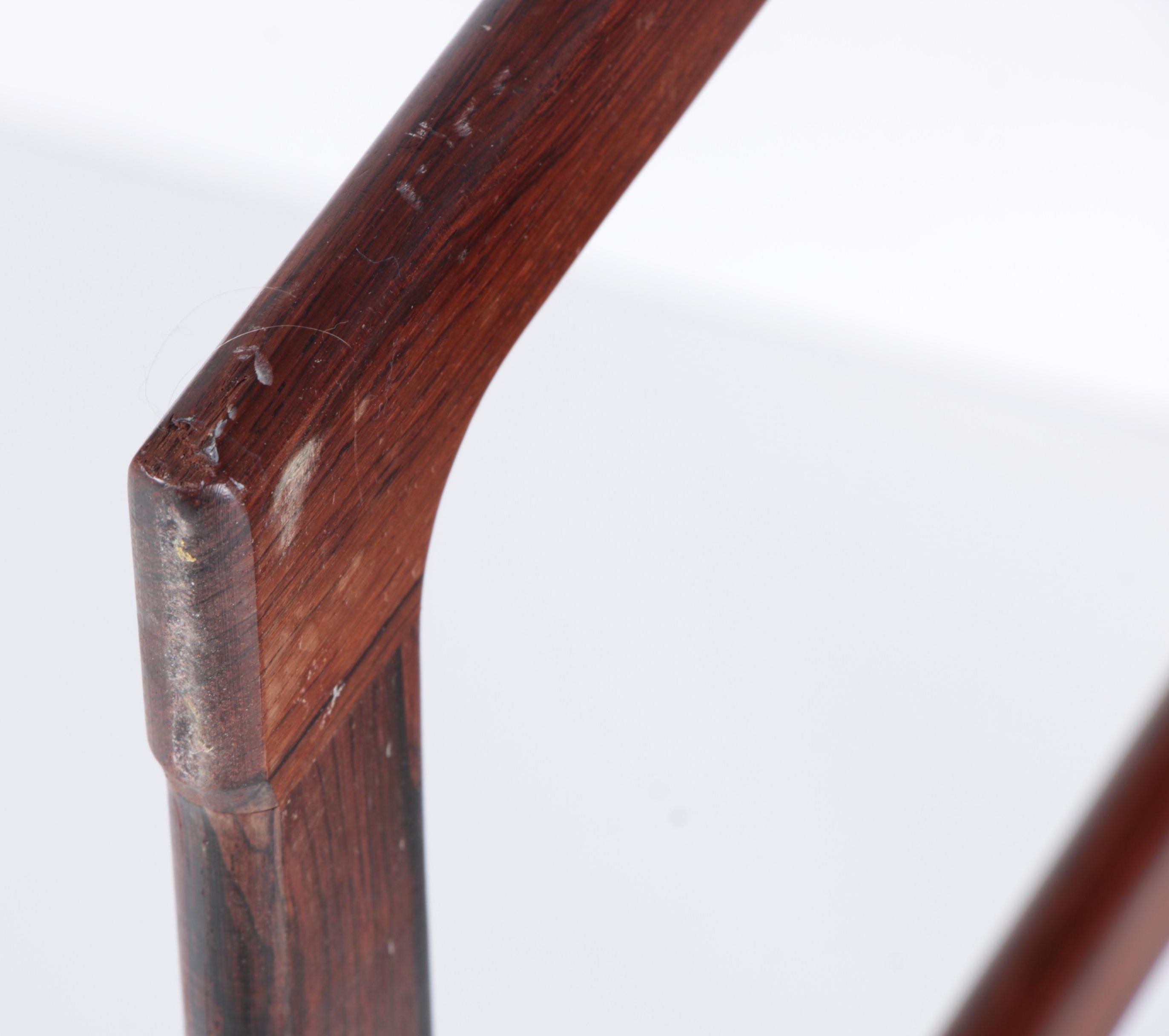 Danish Modern Rosewood Nesting Tables by CFC Silkeborg