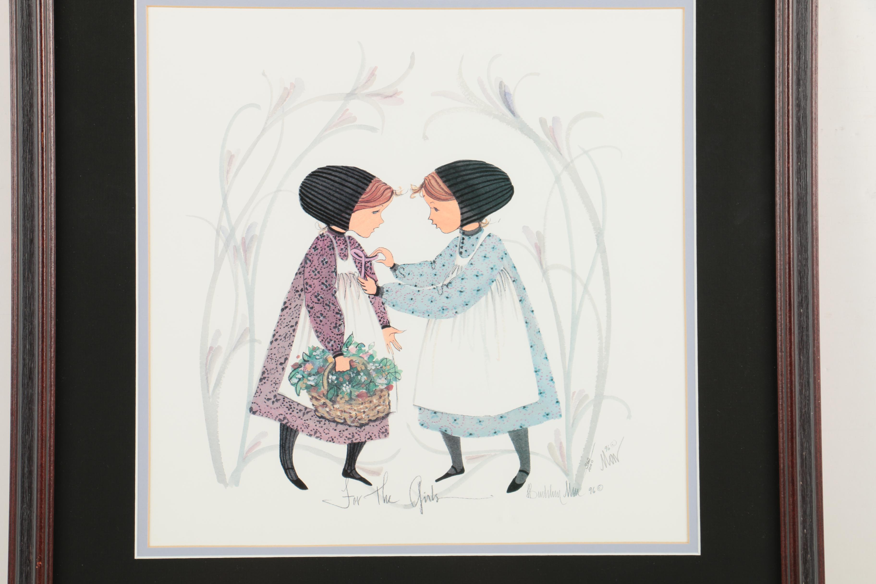 Patricia Buckley Moss Limited Edition Reproduction Print "For the Girls"