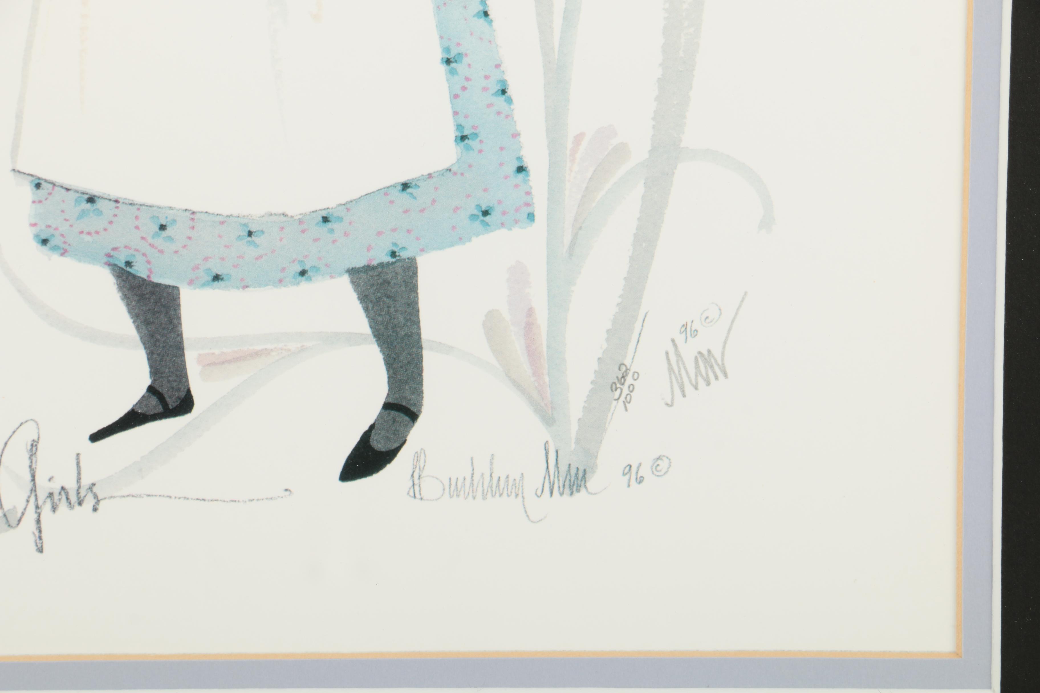 Patricia Buckley Moss Limited Edition Reproduction Print "For the Girls"