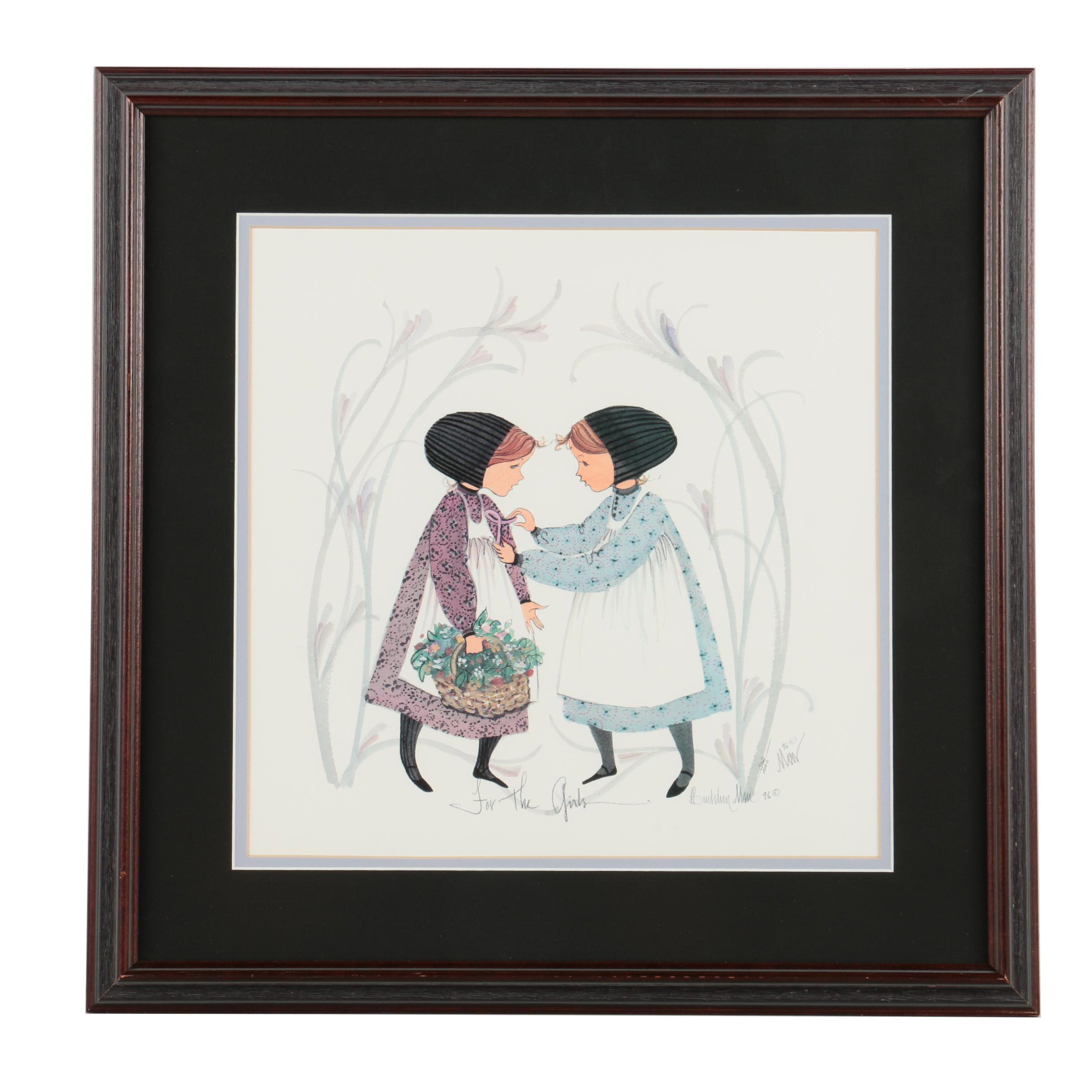 Patricia Buckley Moss Limited Edition Reproduction Print "For the Girls"