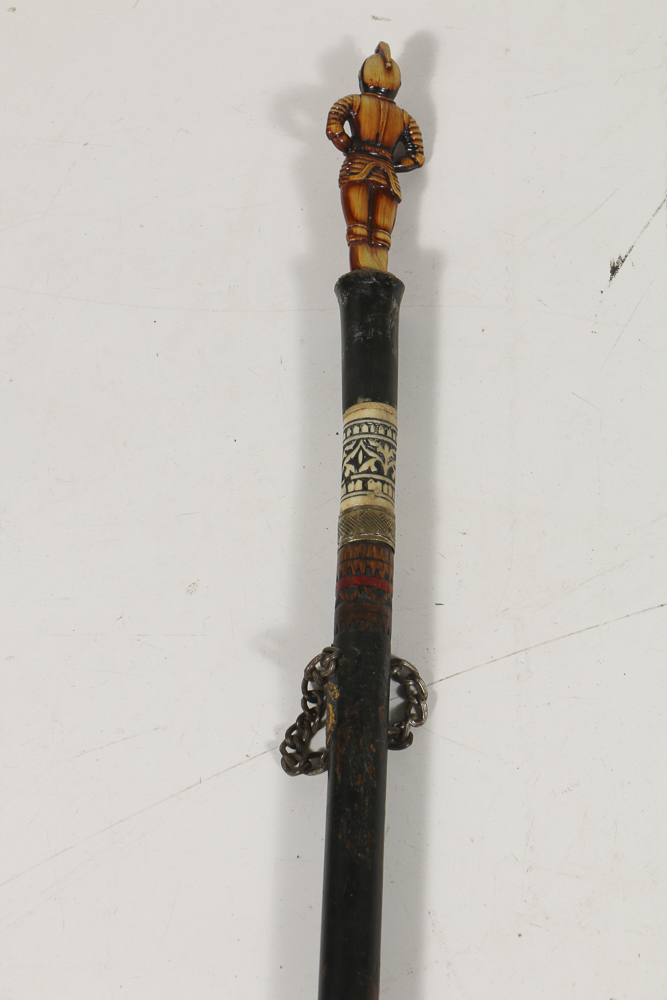 Vintage Walking Canes, Including Three with Hidden Blades