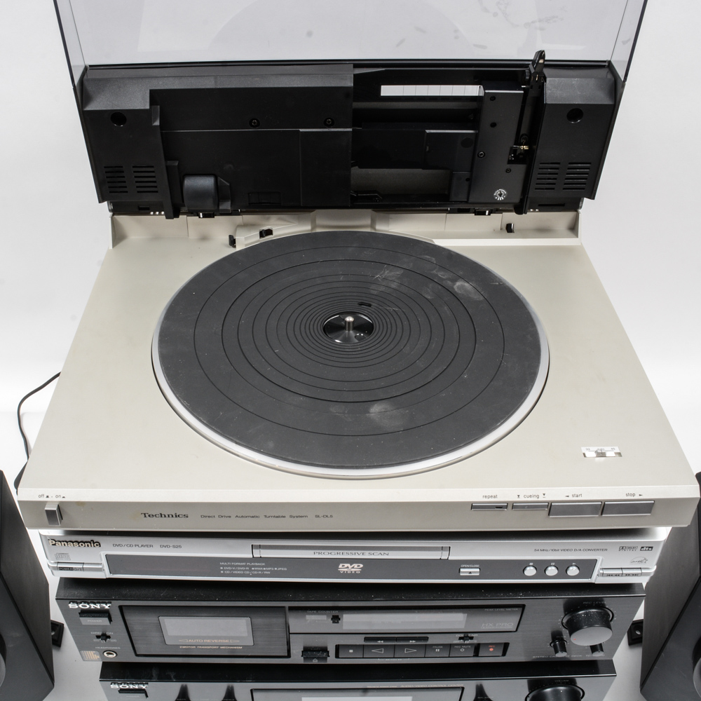 Sony and Panasonic Stereo System
