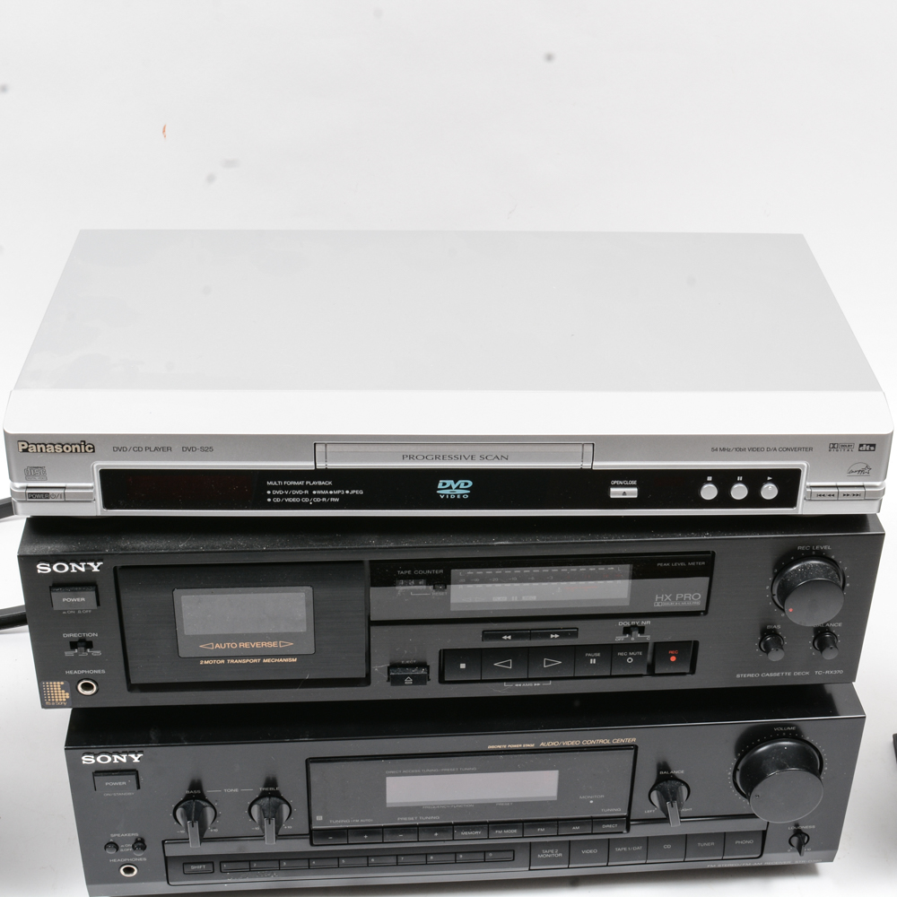 Sony and Panasonic Stereo System
