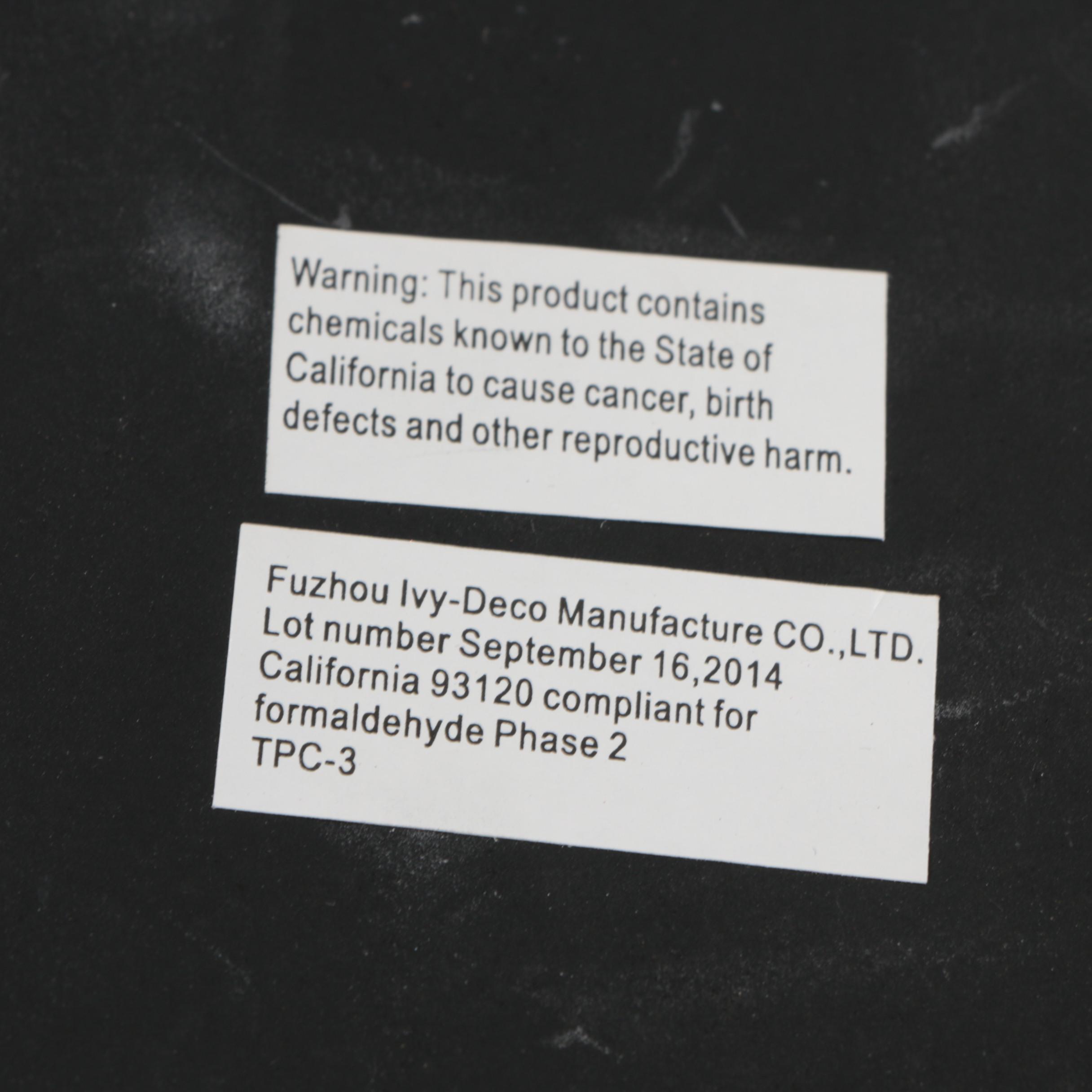 Set of Three Alligator Textured Nested Tables in Black and Red