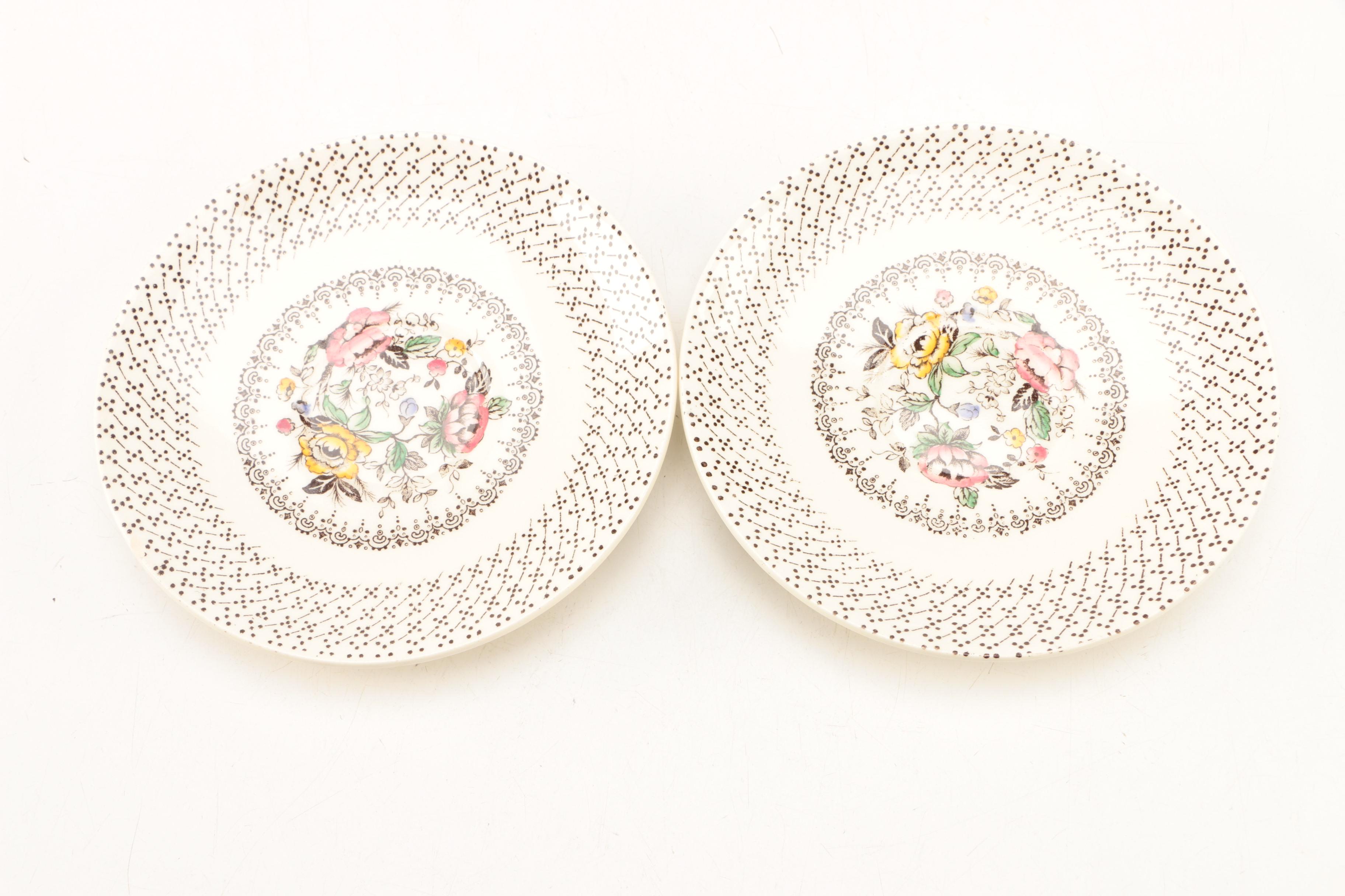 Vintage Myott Son & Co. "Swing Time" China Tableware