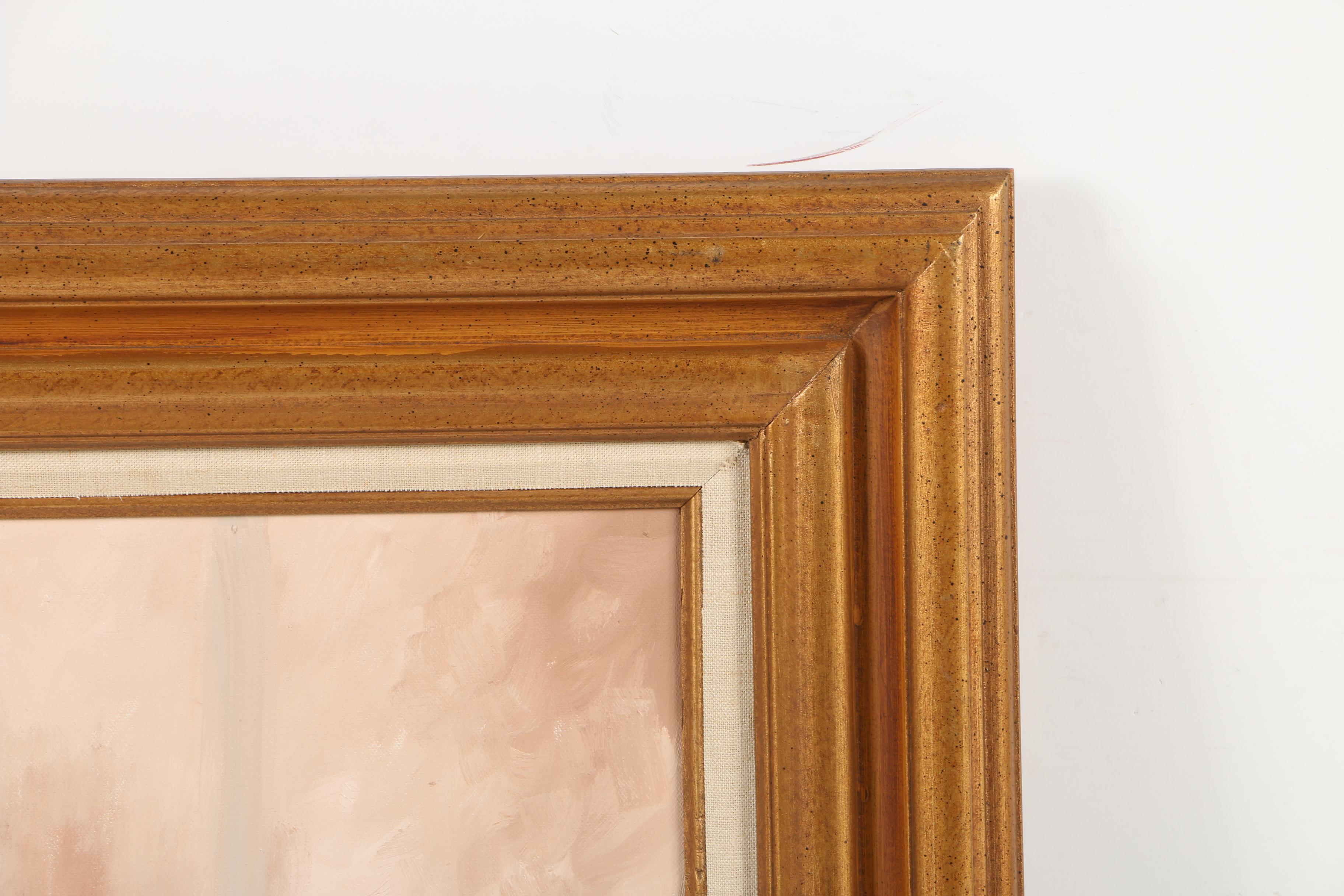 Deena A. Albers Oil Painting of a Young Ballerina