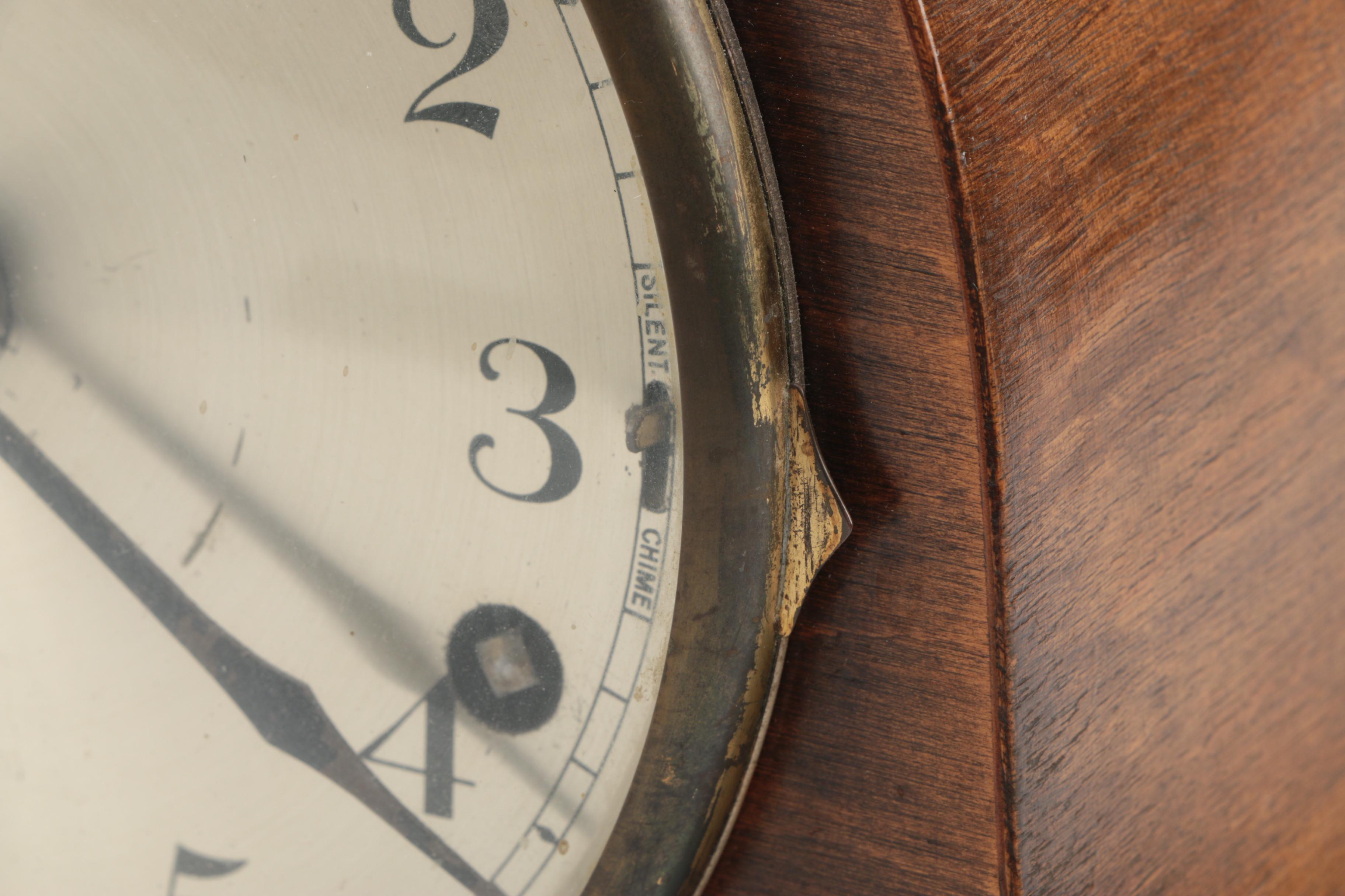 Vintage Hendersons Tambour Mantel Clock