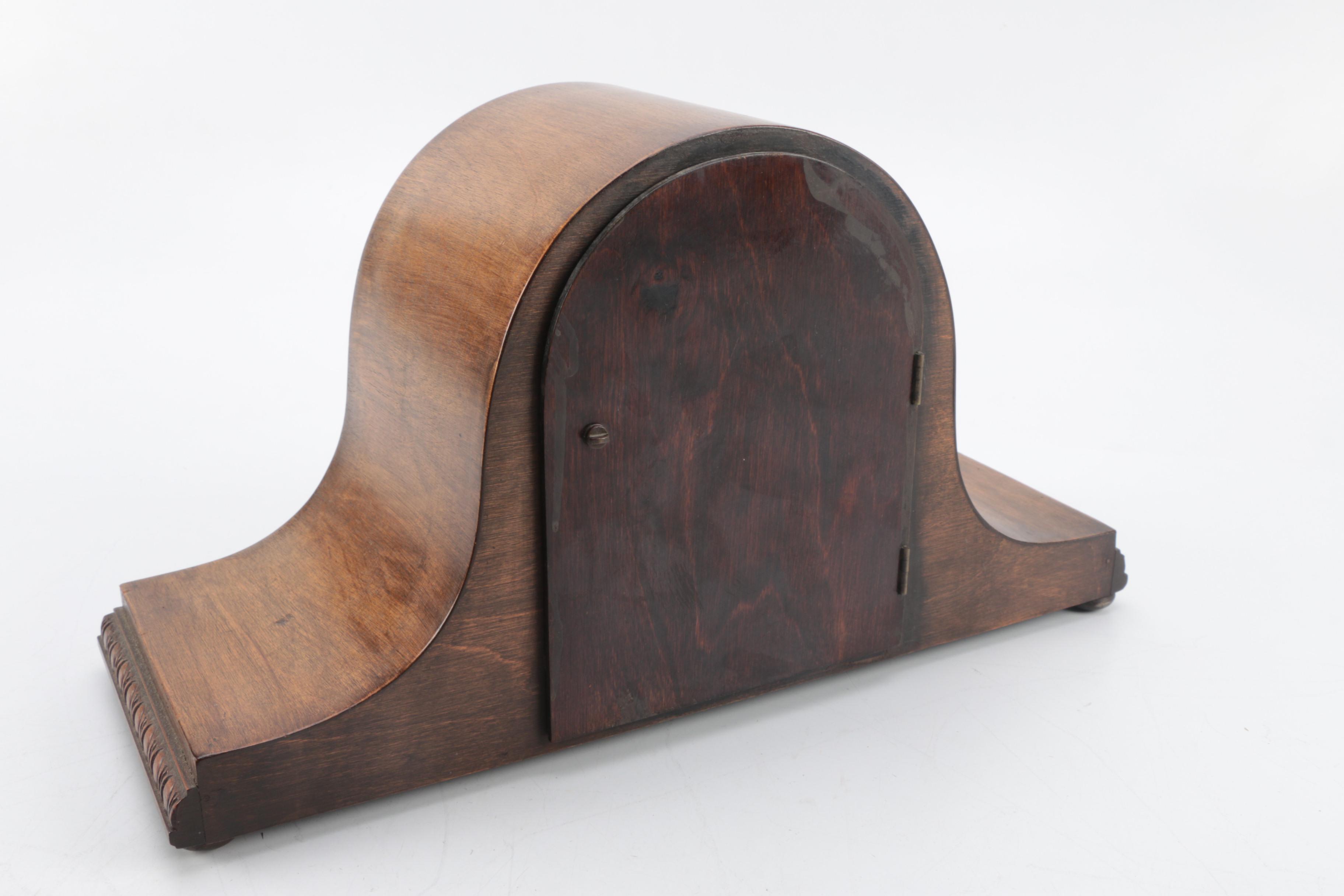 Vintage Hendersons Tambour Mantel Clock