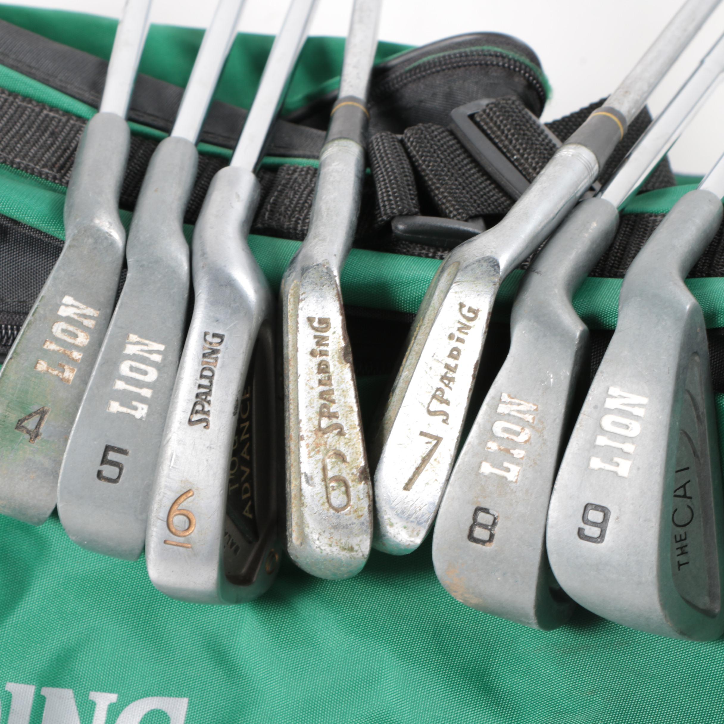 Two Golf Bags of Assorted Clubs