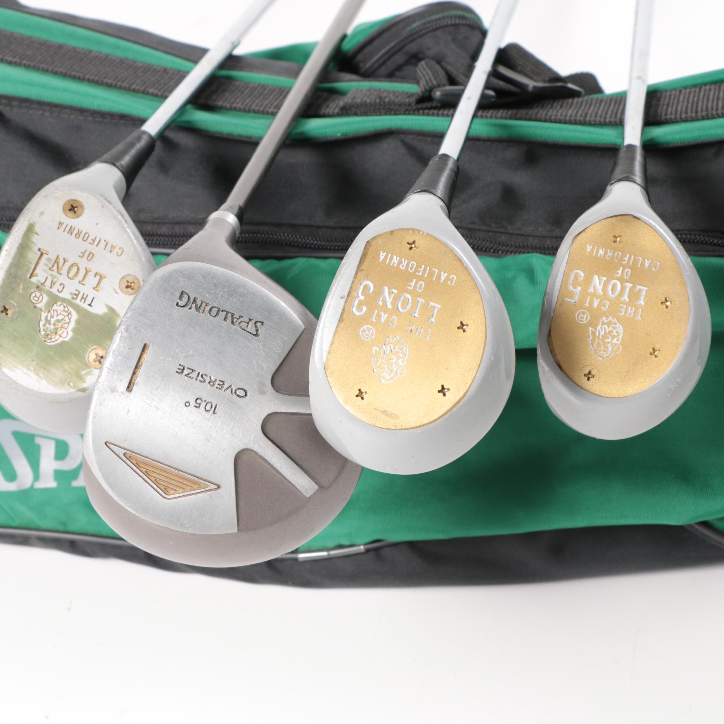 Two Golf Bags of Assorted Clubs