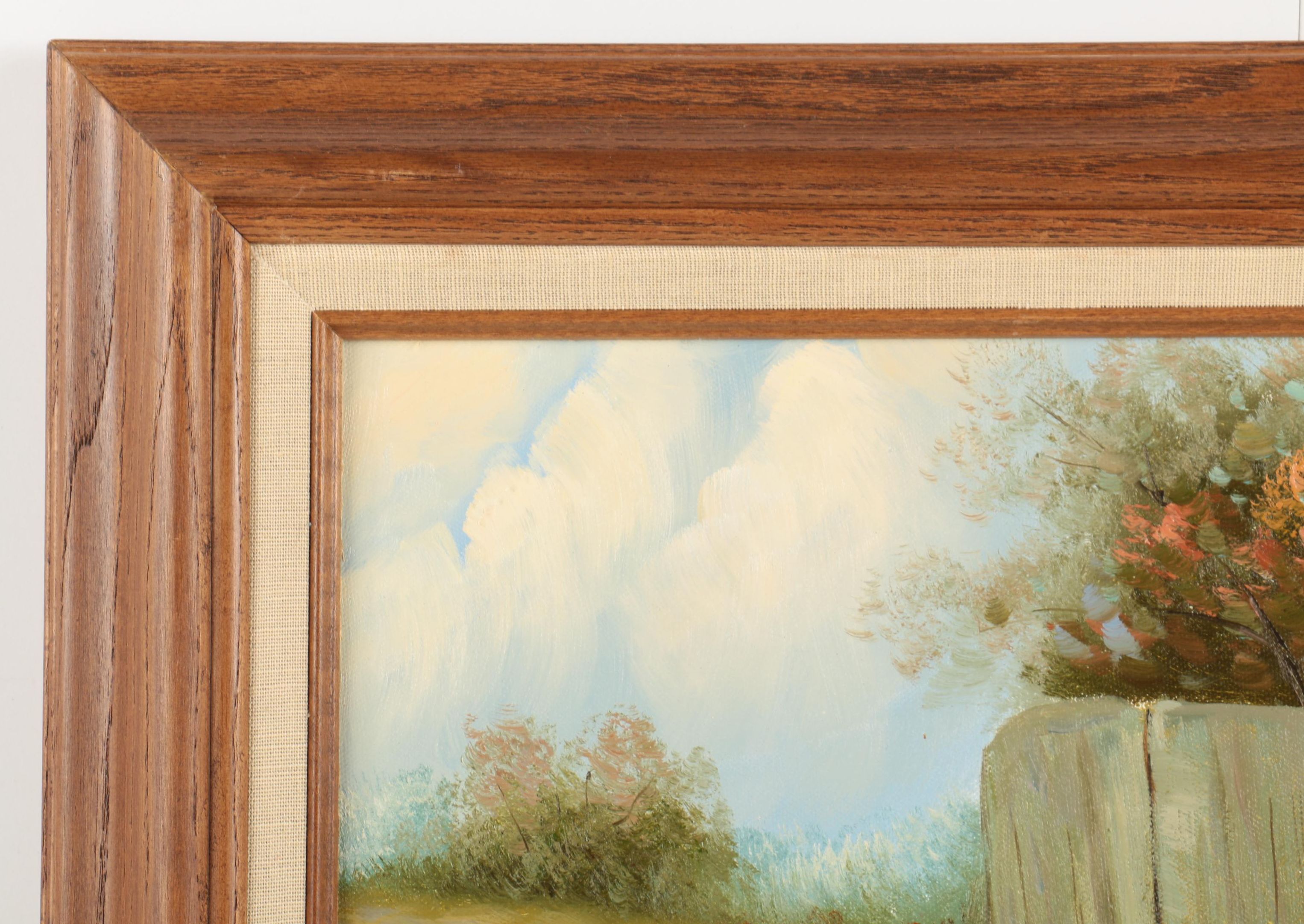 Andre Luce Oil on Canvas of Setters