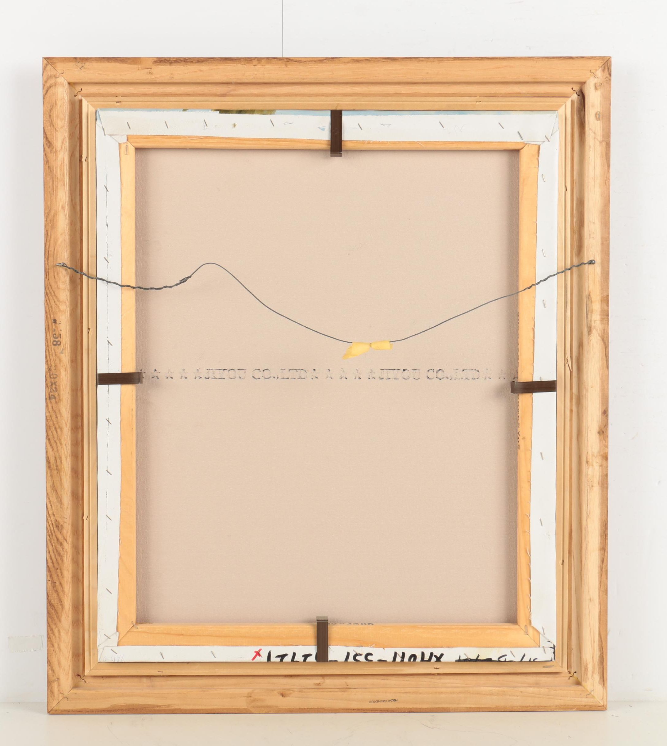 Andre Luce Oil on Canvas of Setters