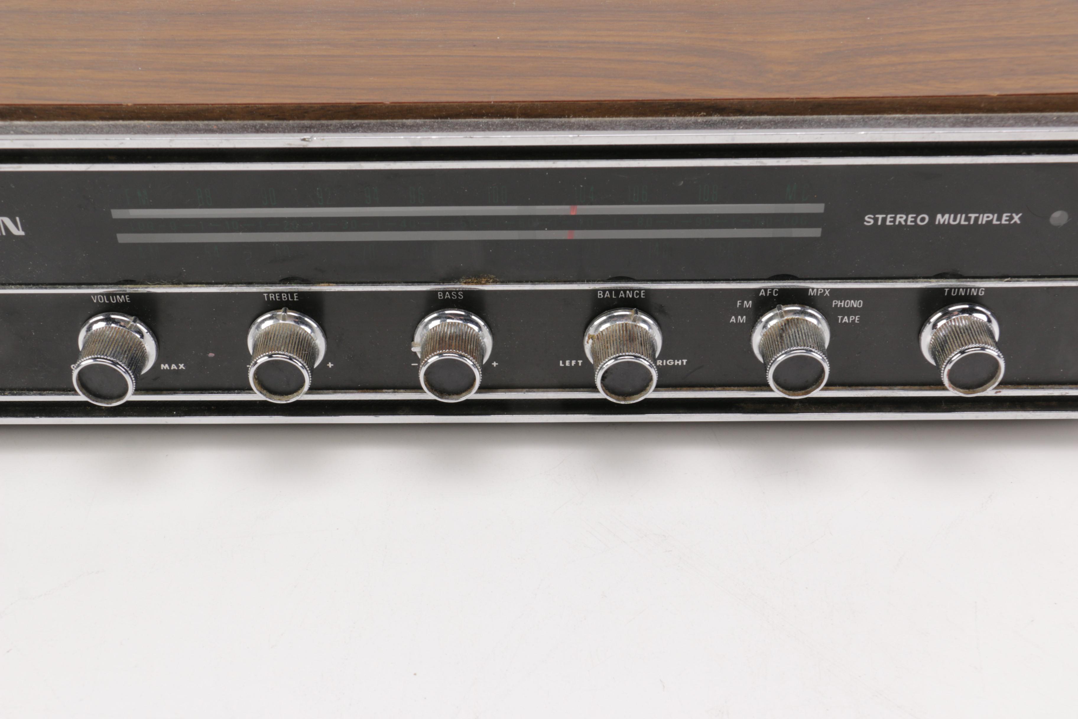 Soundesign Stereo Multiplex Receiver and Speakers