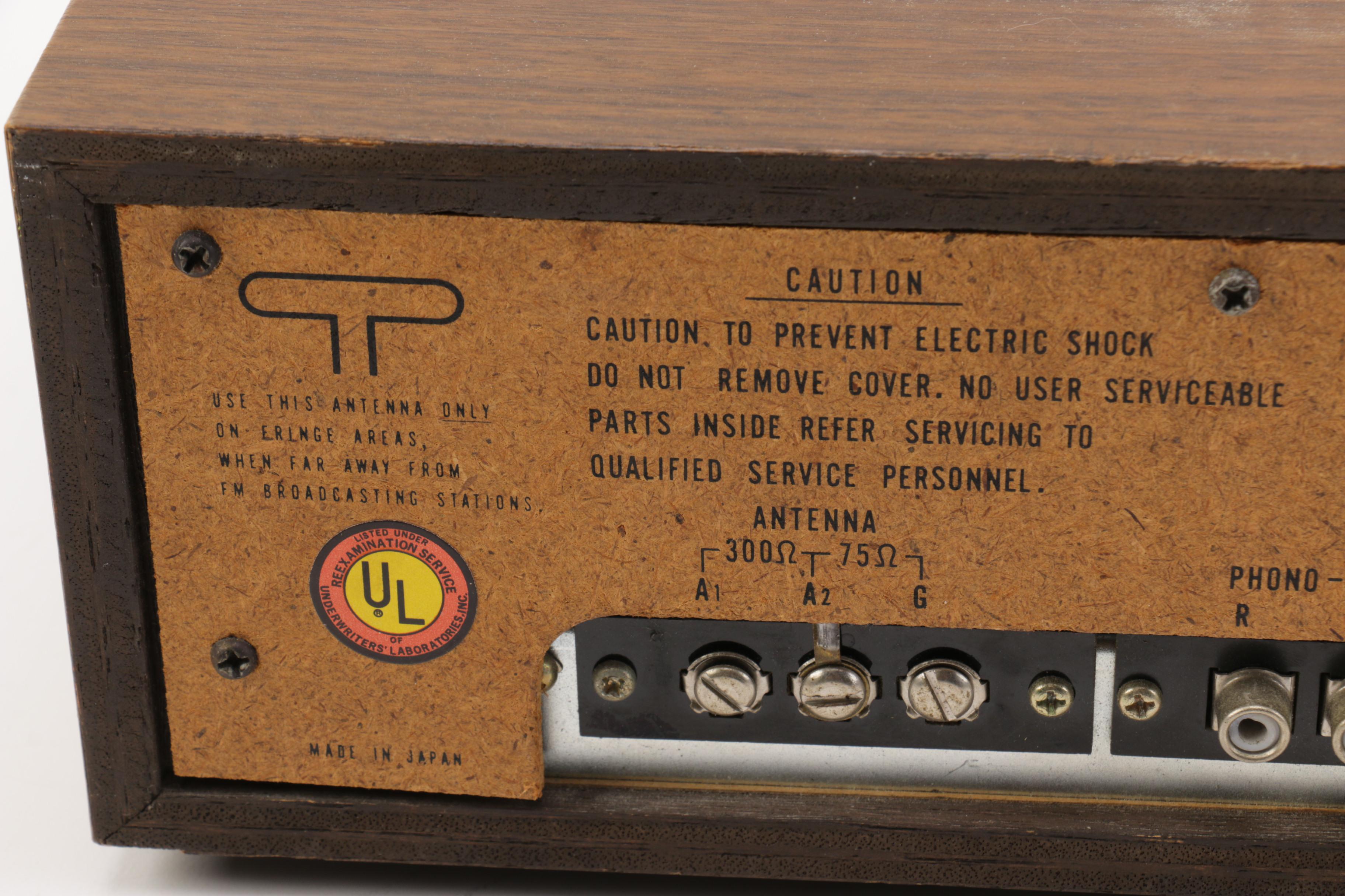 Soundesign Stereo Multiplex Receiver and Speakers