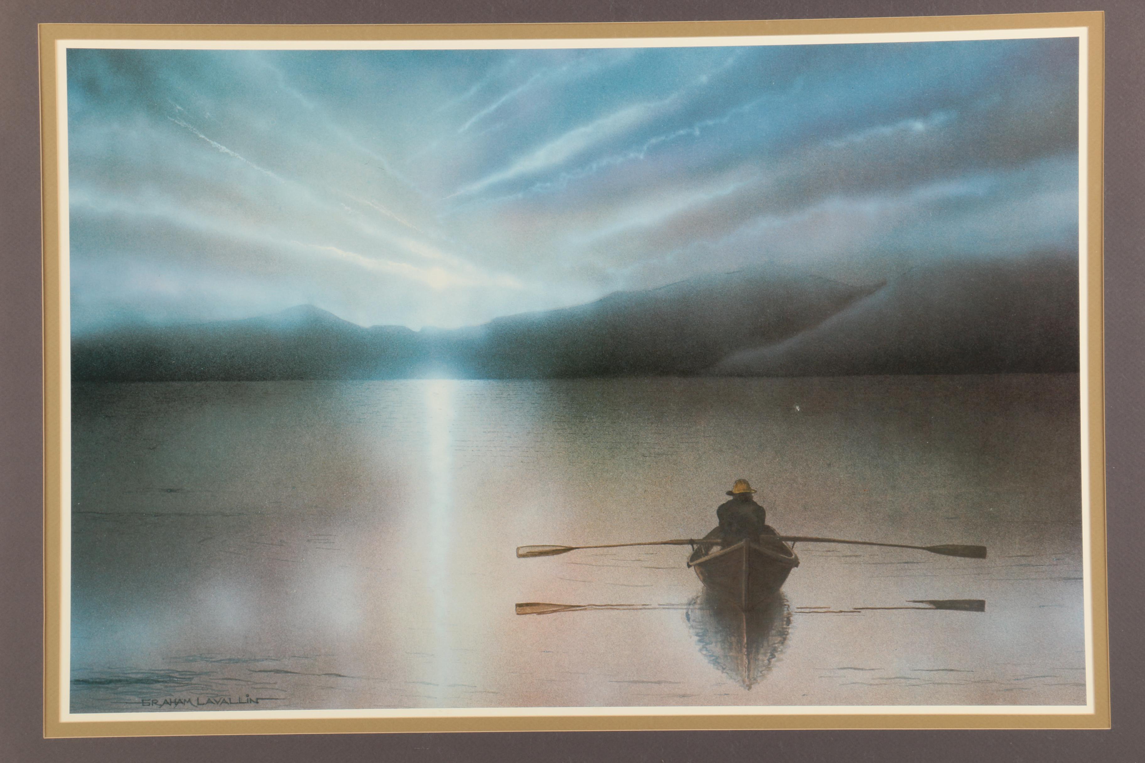 Offset Lithograph Print on Paper After Graham Lavallin's "Homeward Bound"