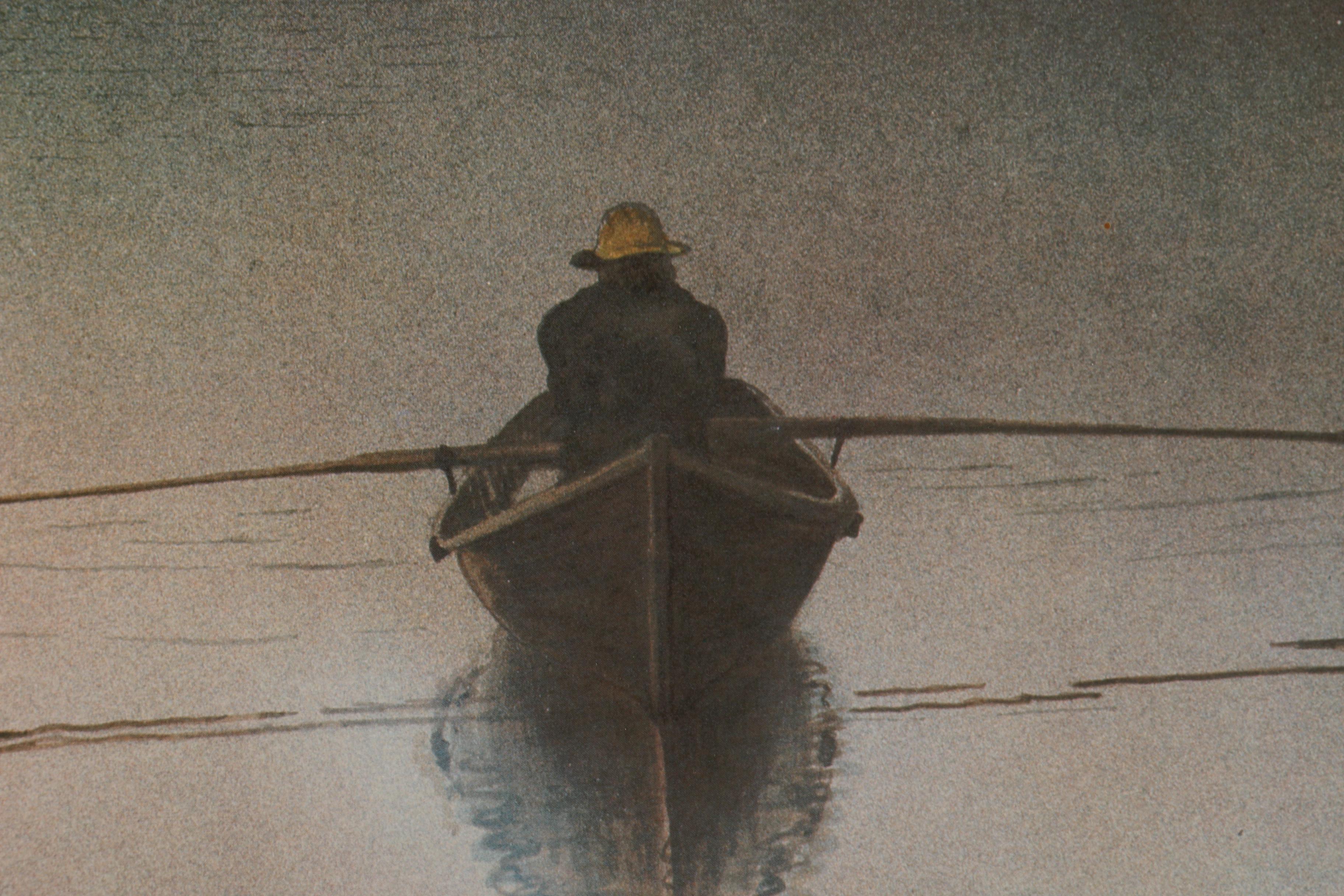 Offset Lithograph Print on Paper After Graham Lavallin's "Homeward Bound"