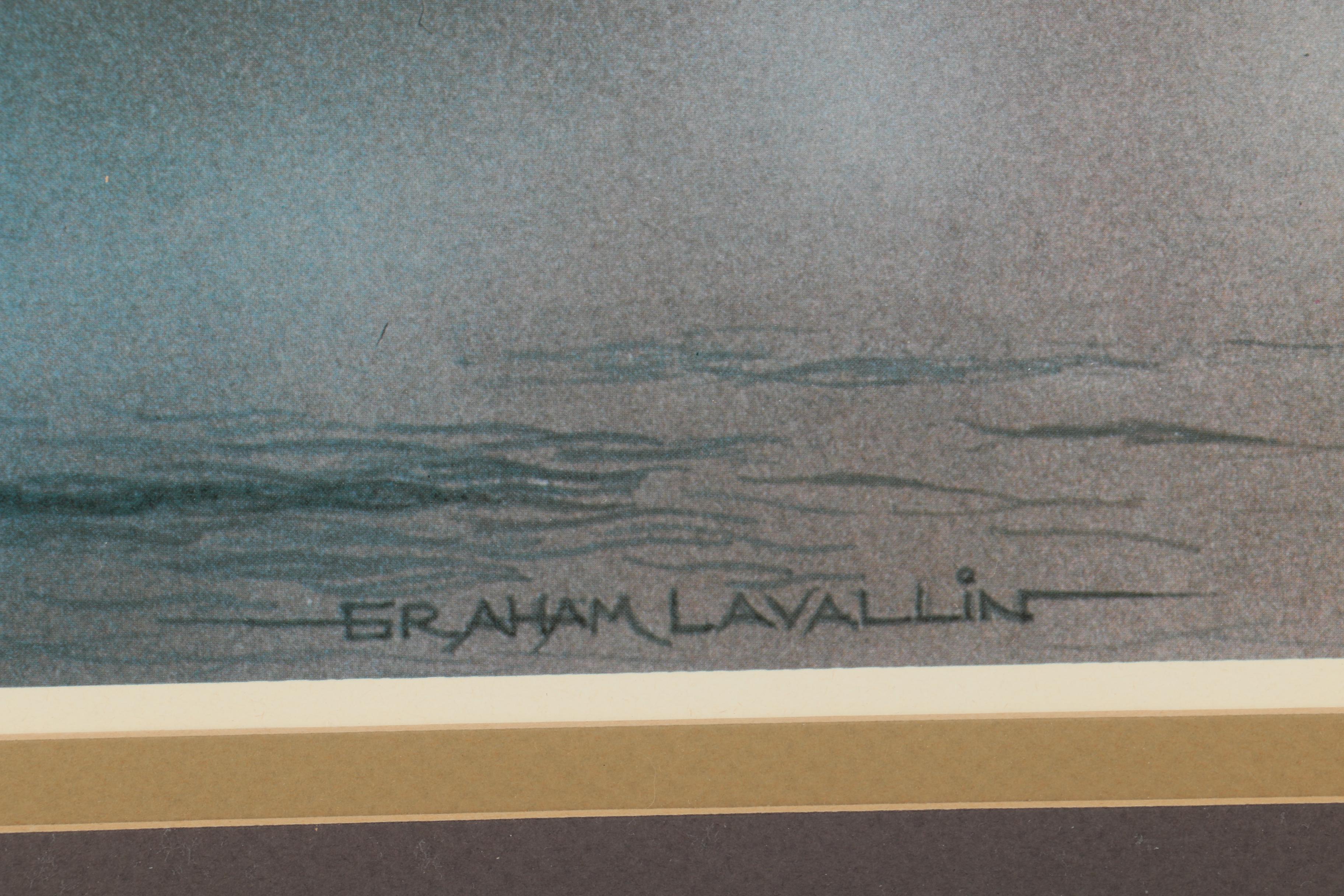 Offset Lithograph Print on Paper After Graham Lavallin's "Homeward Bound"