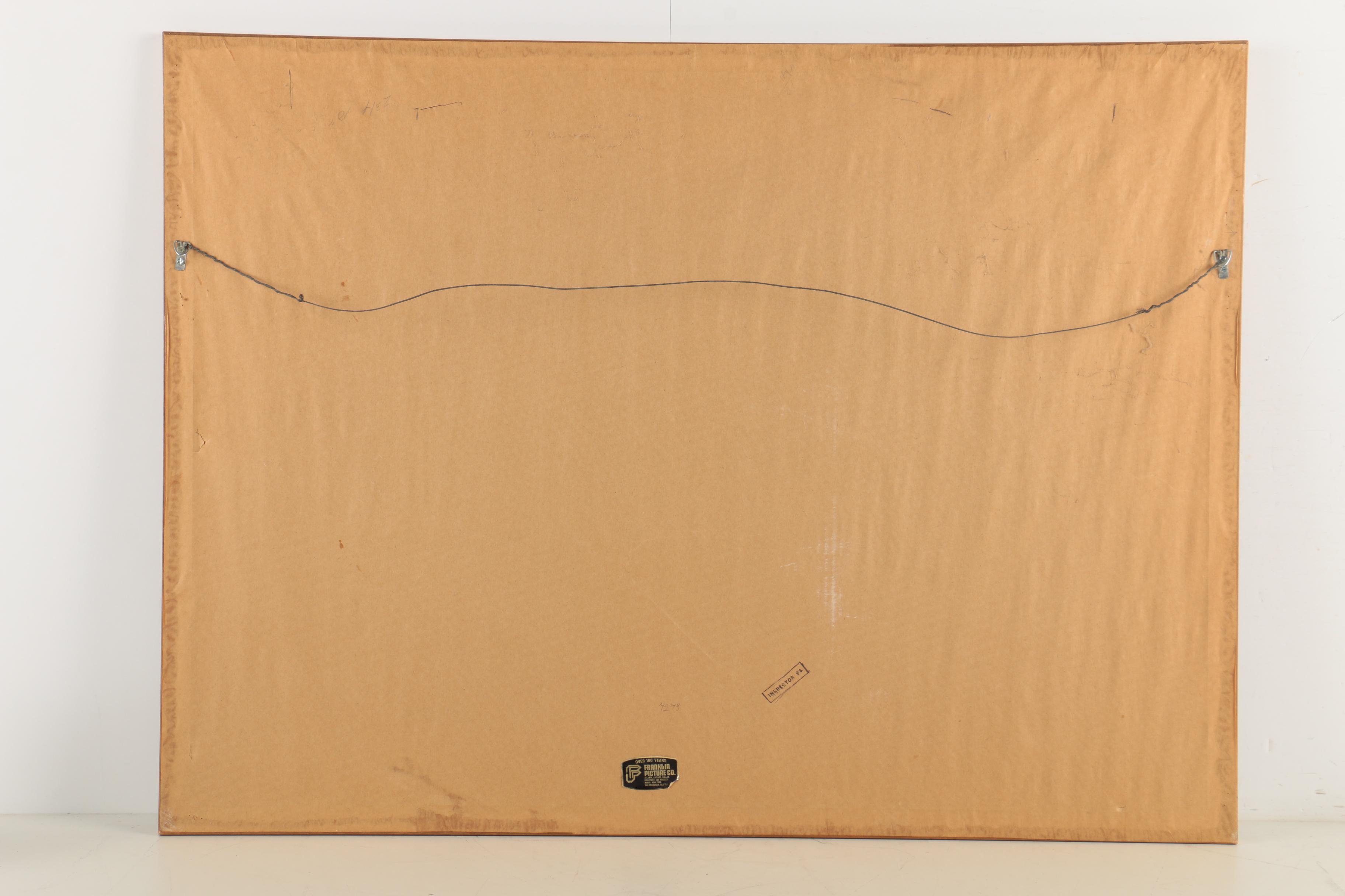 Offset Lithograph Print on Paper After Graham Lavallin's "Homeward Bound"