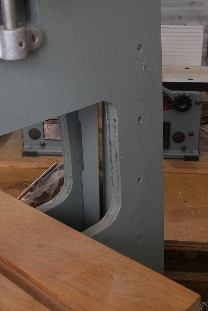 Vintage Powr-Kraft Bench Grinder and Band Saw with Cabinet