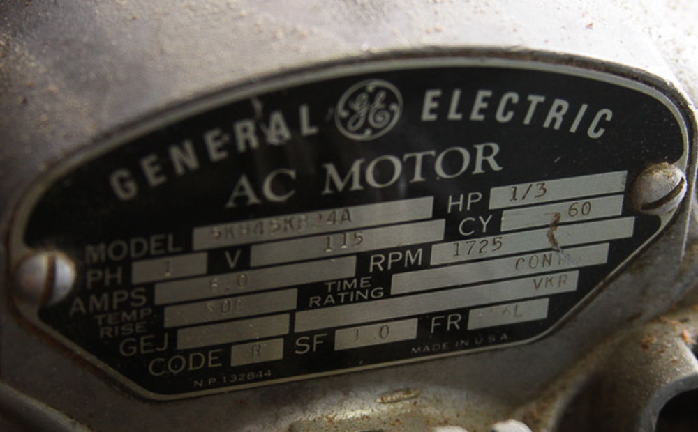 Vintage Powr-Kraft Bench Grinder and Band Saw with Cabinet